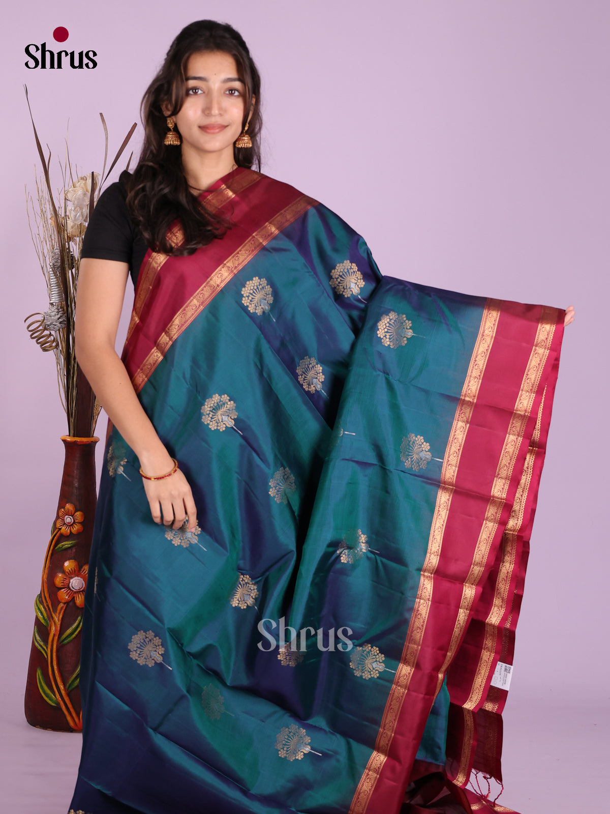 DKS11175 - Kanchipuram silk (HR) Saree