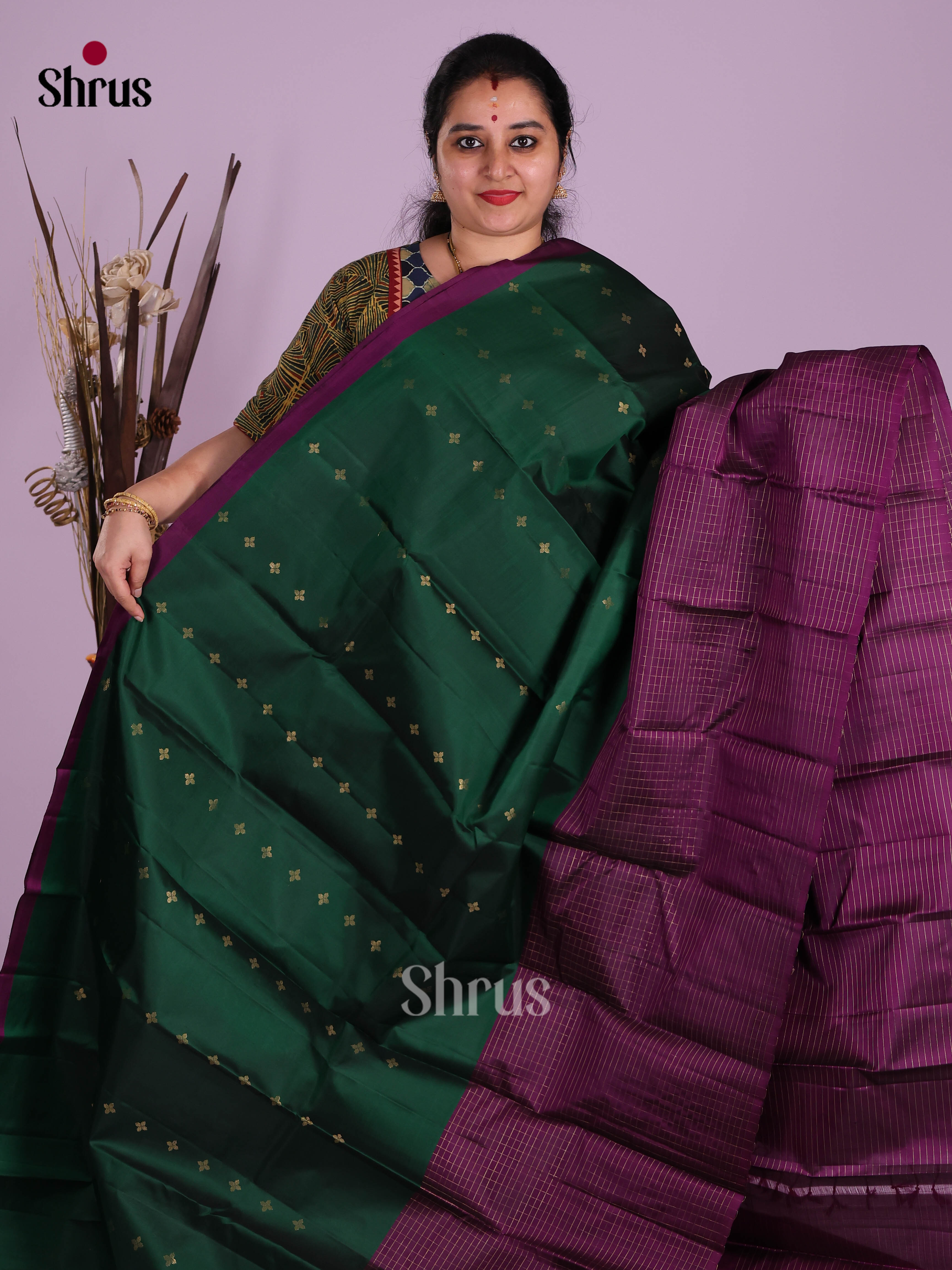 DKS11179 - Kanchipuram silk (HR) Saree - Shop on Shrus.com