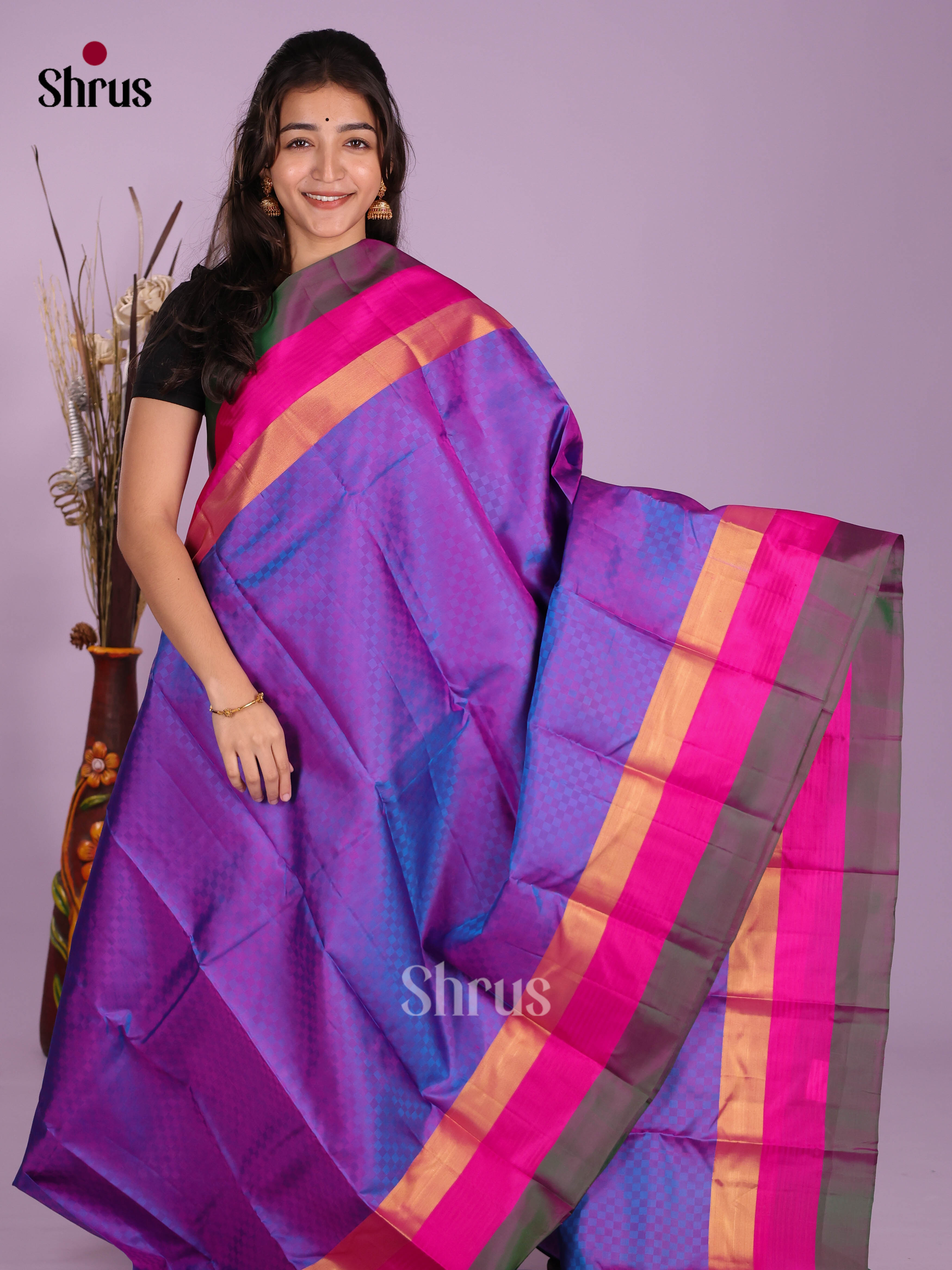 DKS11190 - Kanchipuram silk (LR) Saree