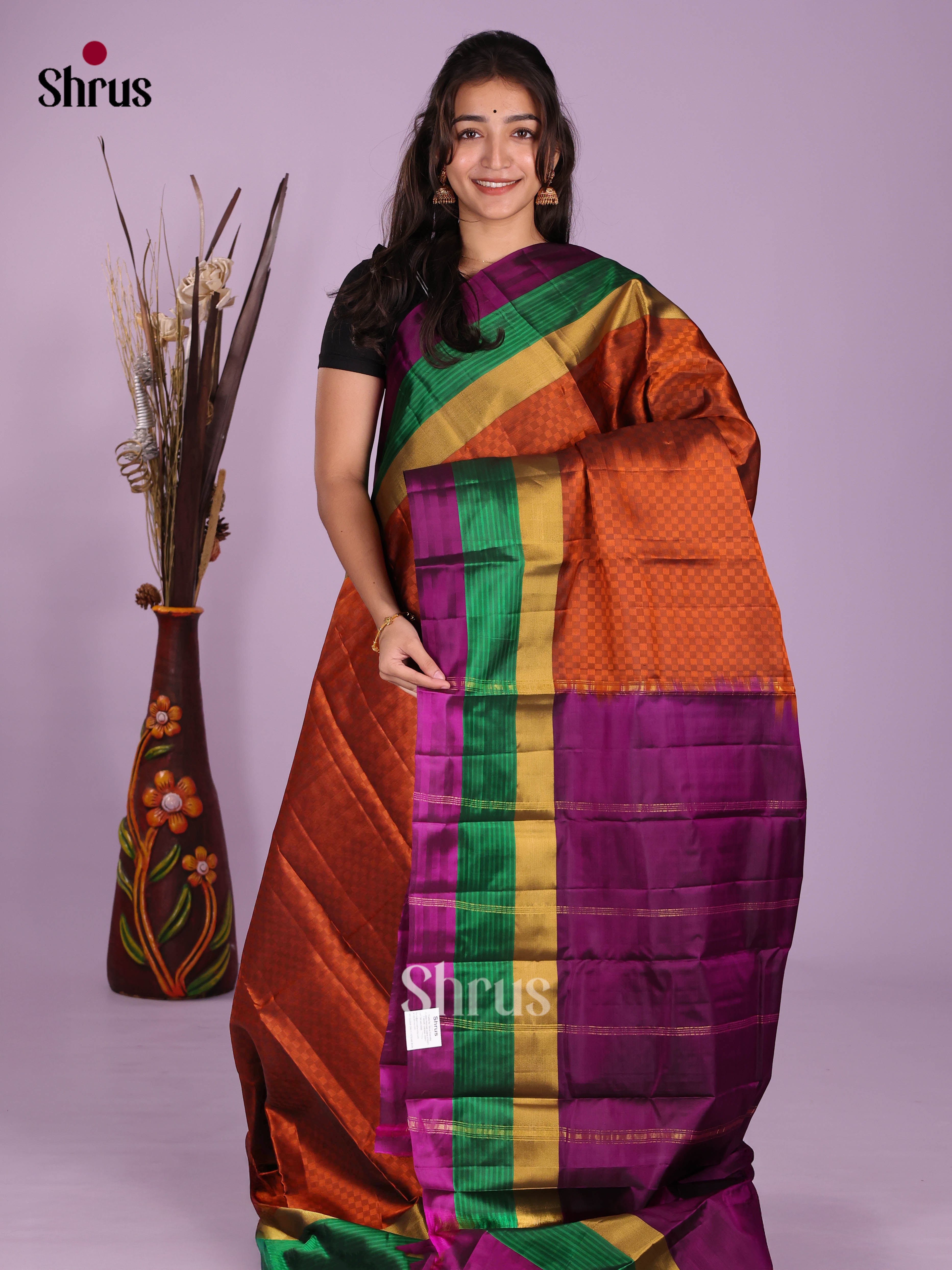 DKS11194 - Kanchipuram silk (LR) Saree - Shop on Shrus.com