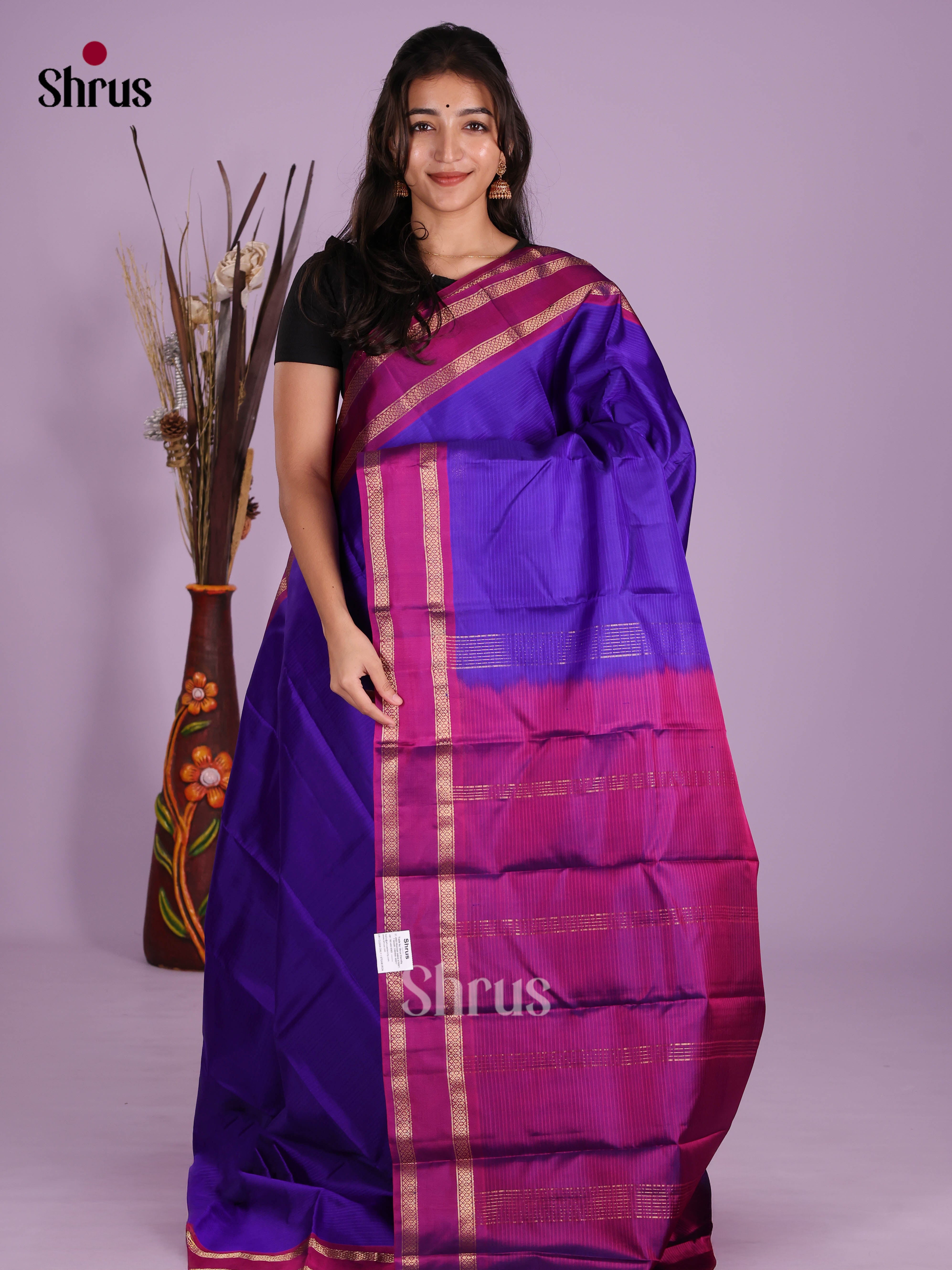 DKS11210 - Kanchipuram silk (LR) Saree