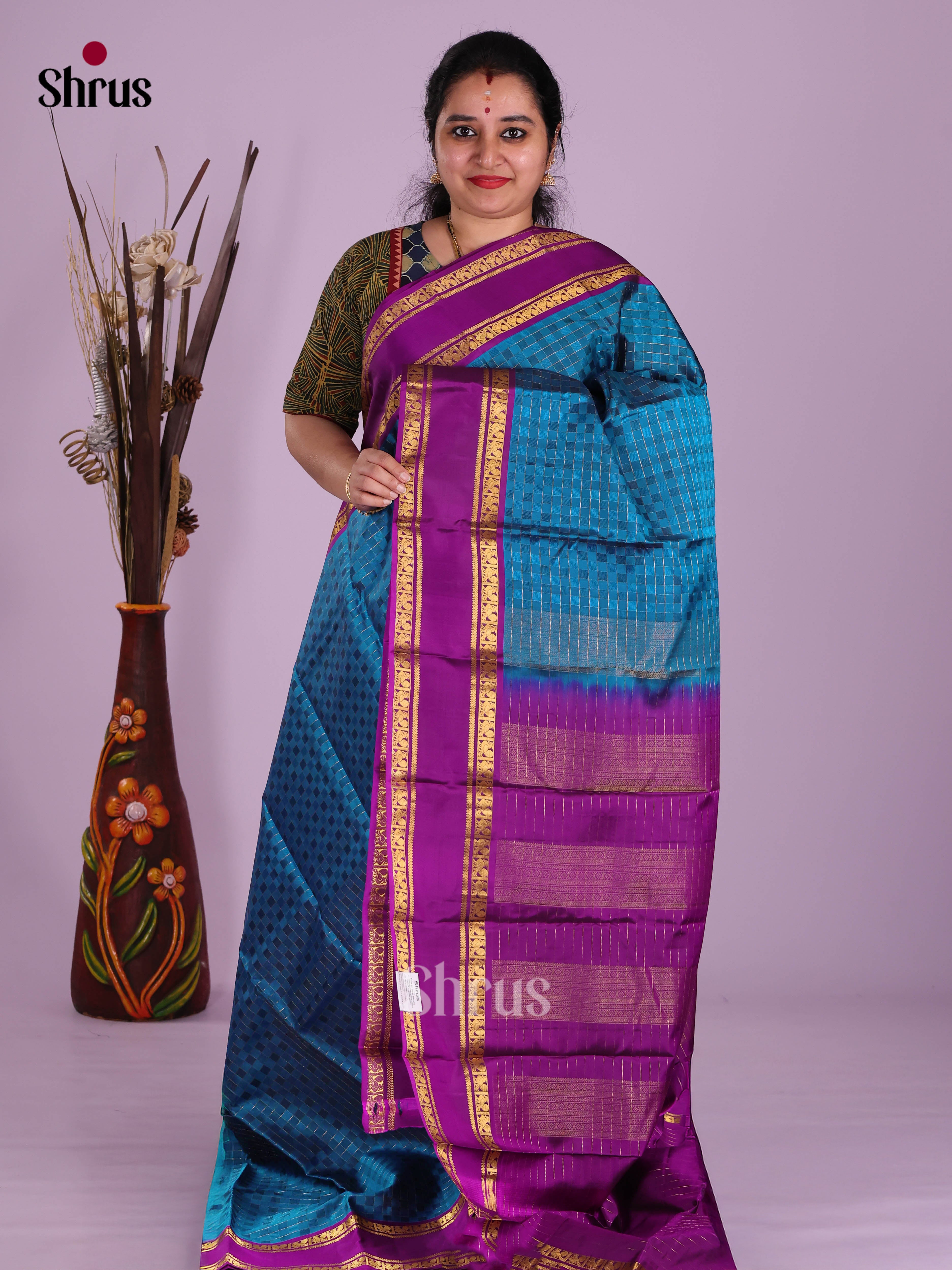 DKS11216 - Kanchipuram silk (HR) Saree