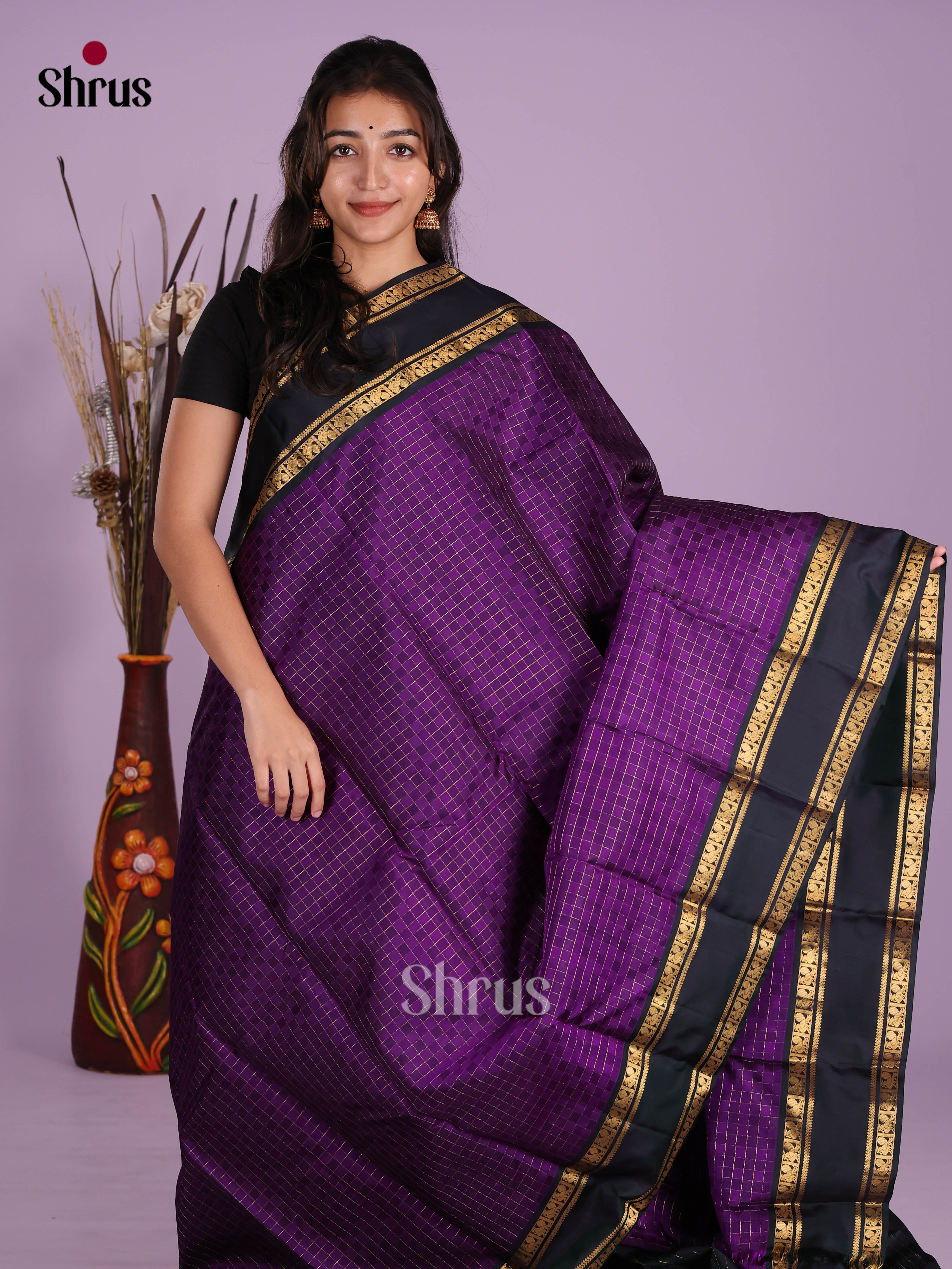DKS11217 - Kanchipuram silk (HR) Saree - Shop on Shrus.com