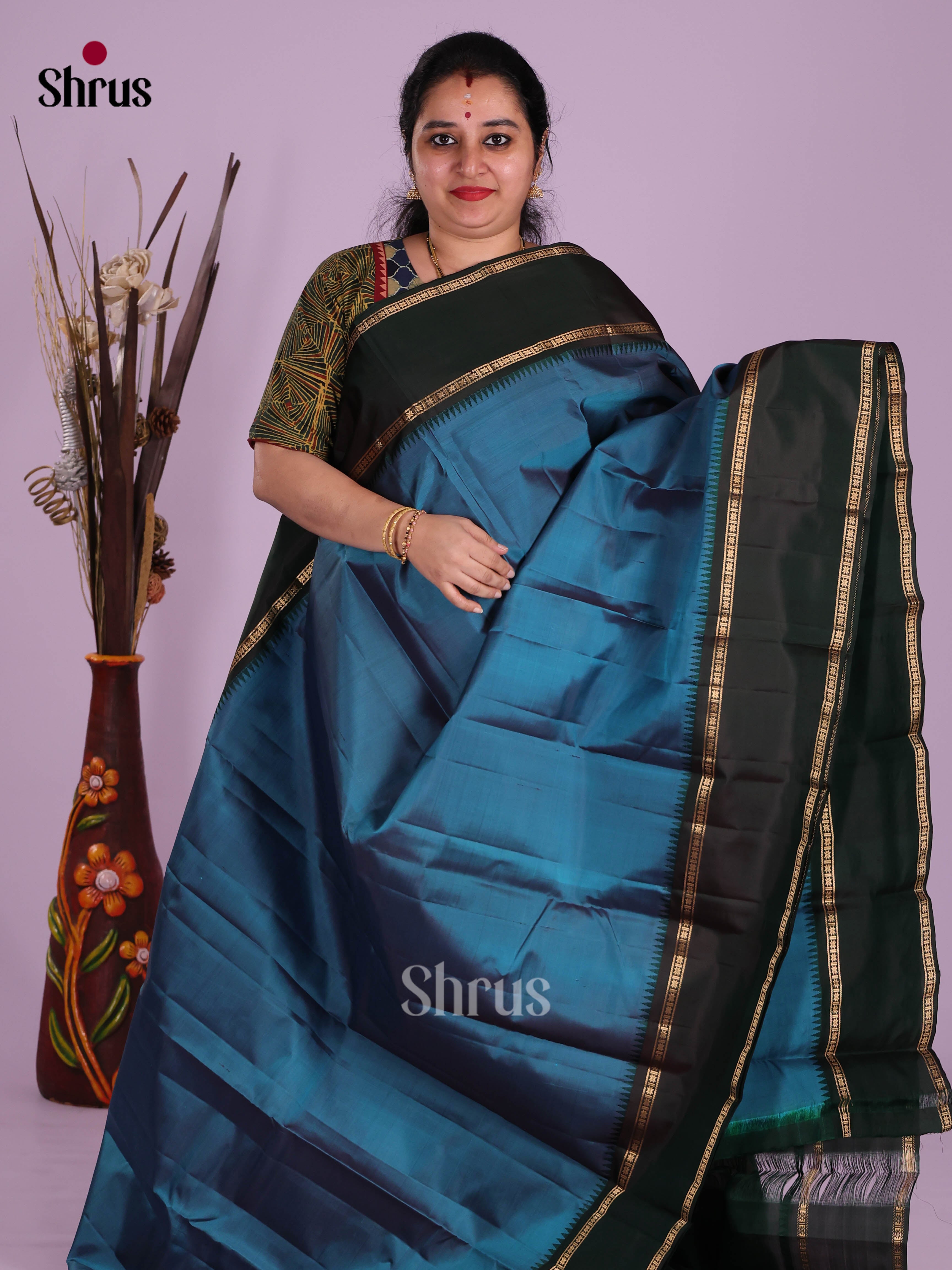 DKS11227 - Kanchipuram silk (LR) Saree