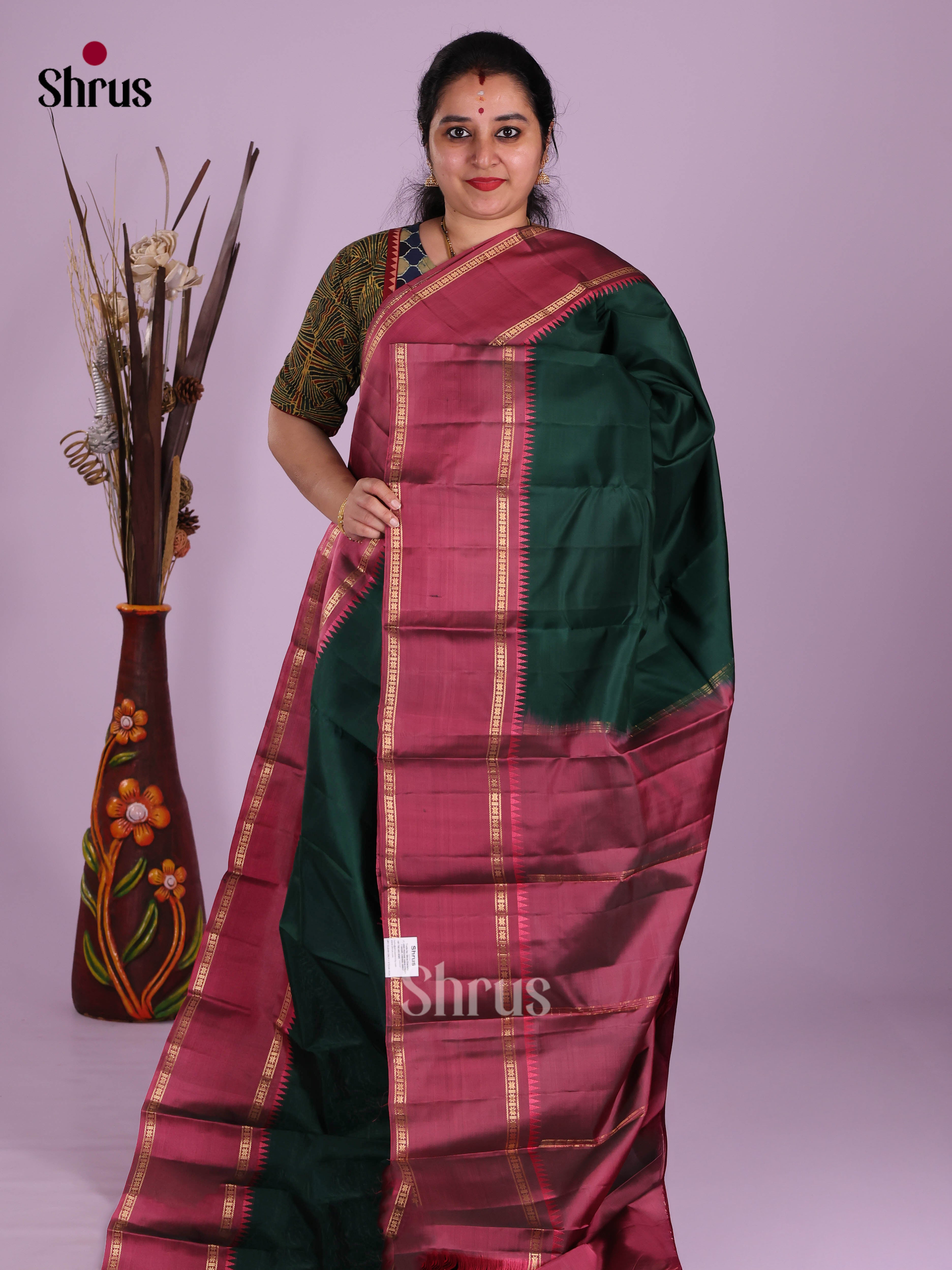 DKS11229 - Kanchipuram silk (LR) Saree
