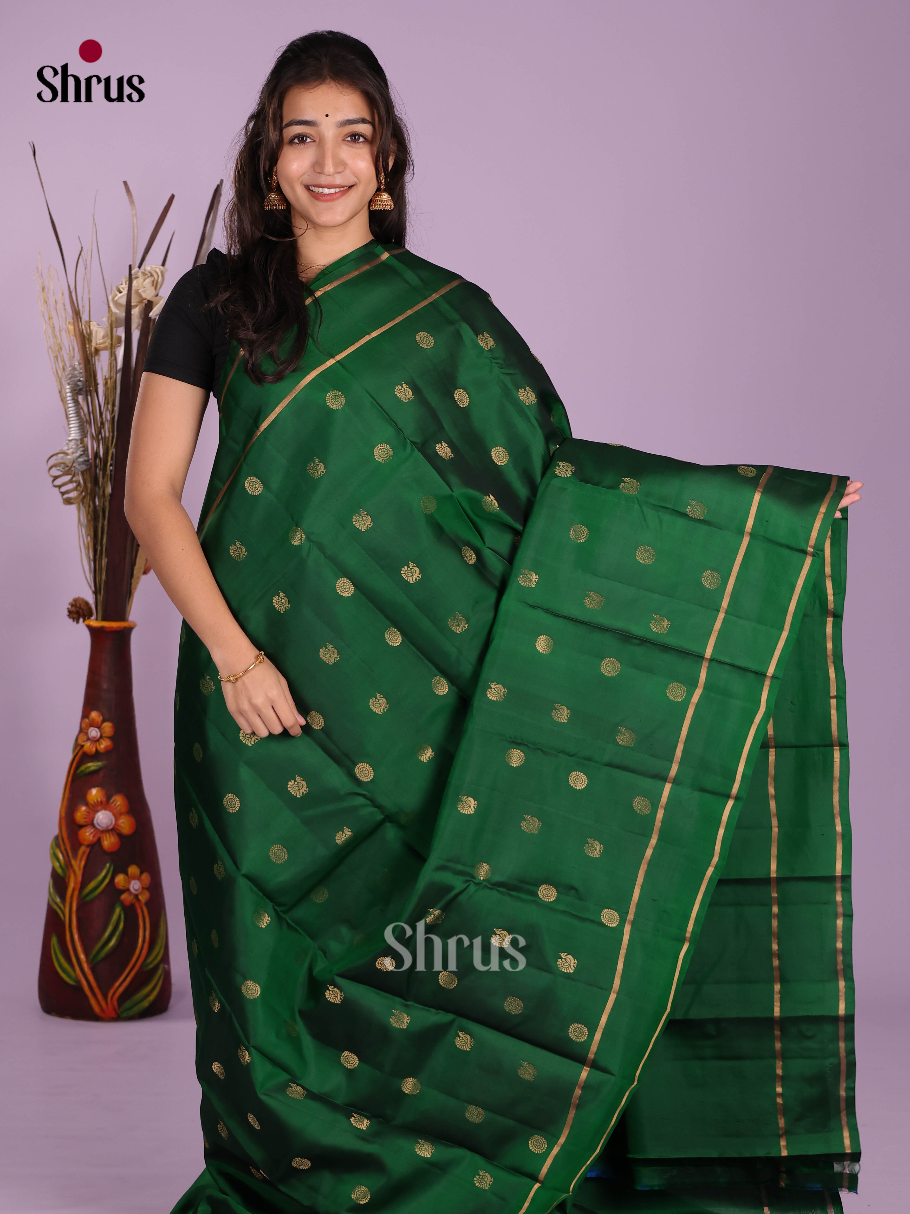 DKS11232 - Kanchipuram silk (HR) Saree