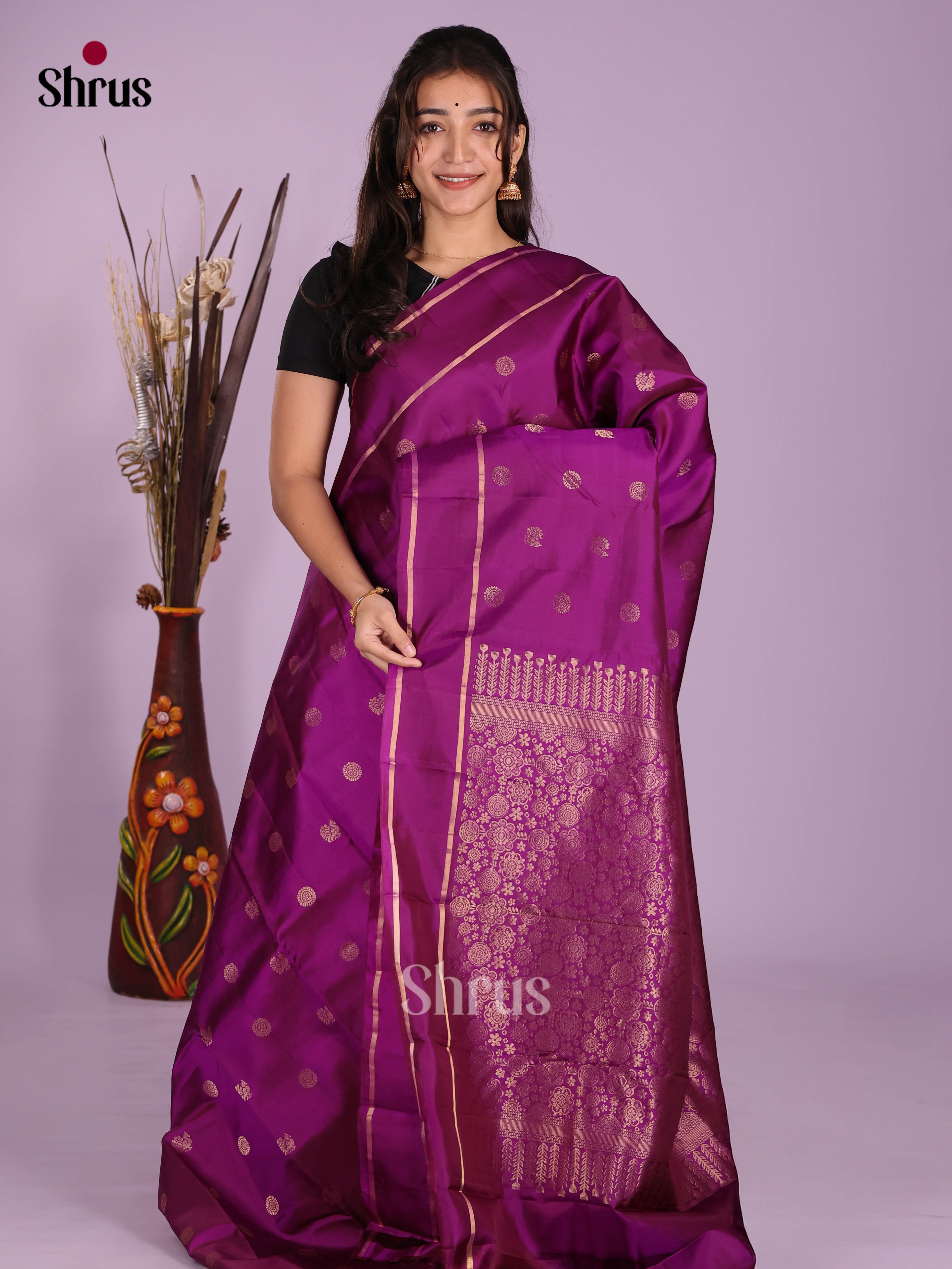 DKS11234 - Kanchipuram silk (HR) Saree - Shop on Shrus.com