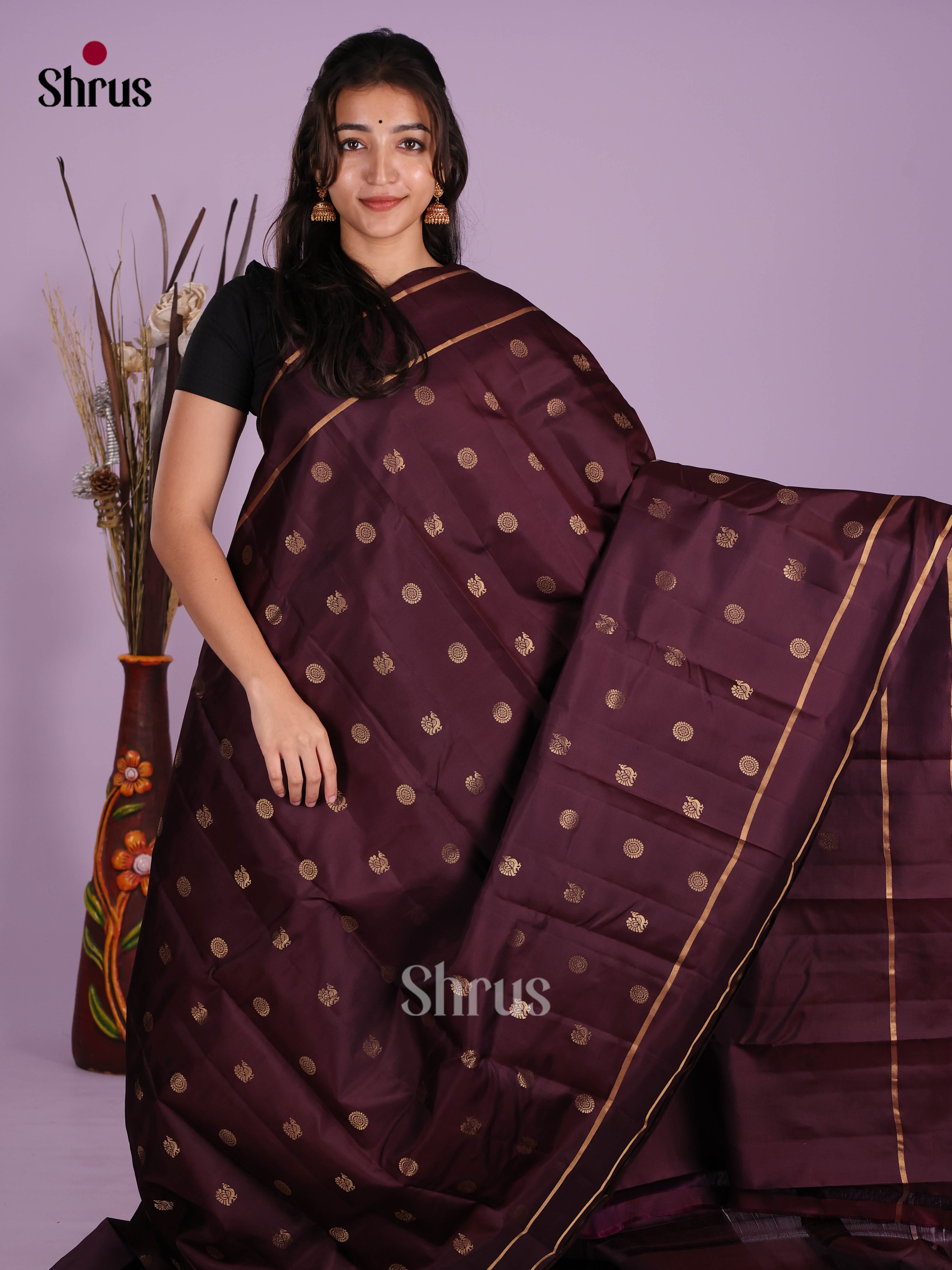 DKS11235 - Kanchipuram silk (HR) Saree - Shop on Shrus.com