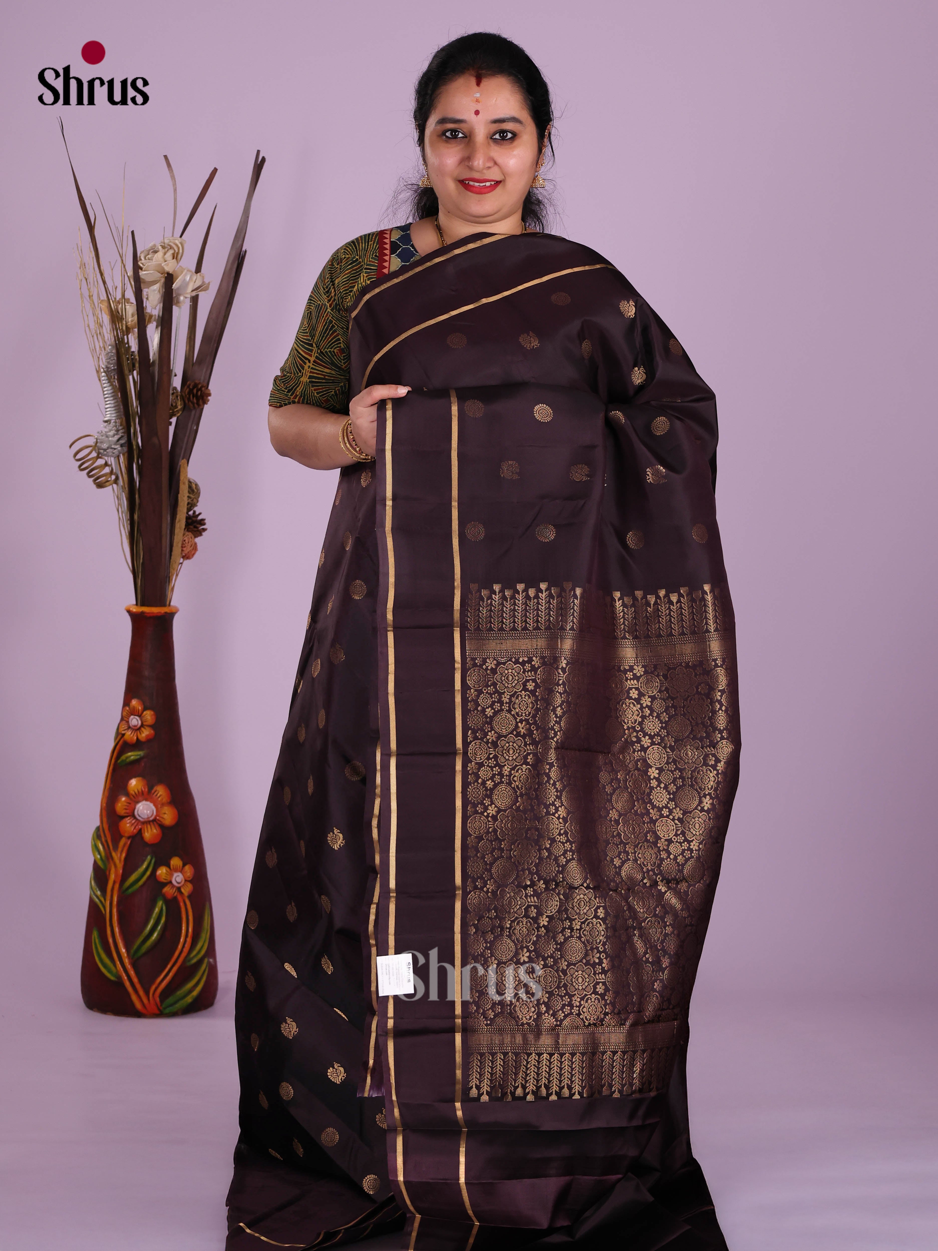 DKS11237 - Kanchipuram silk (HR) Saree - Shop on Shrus.com