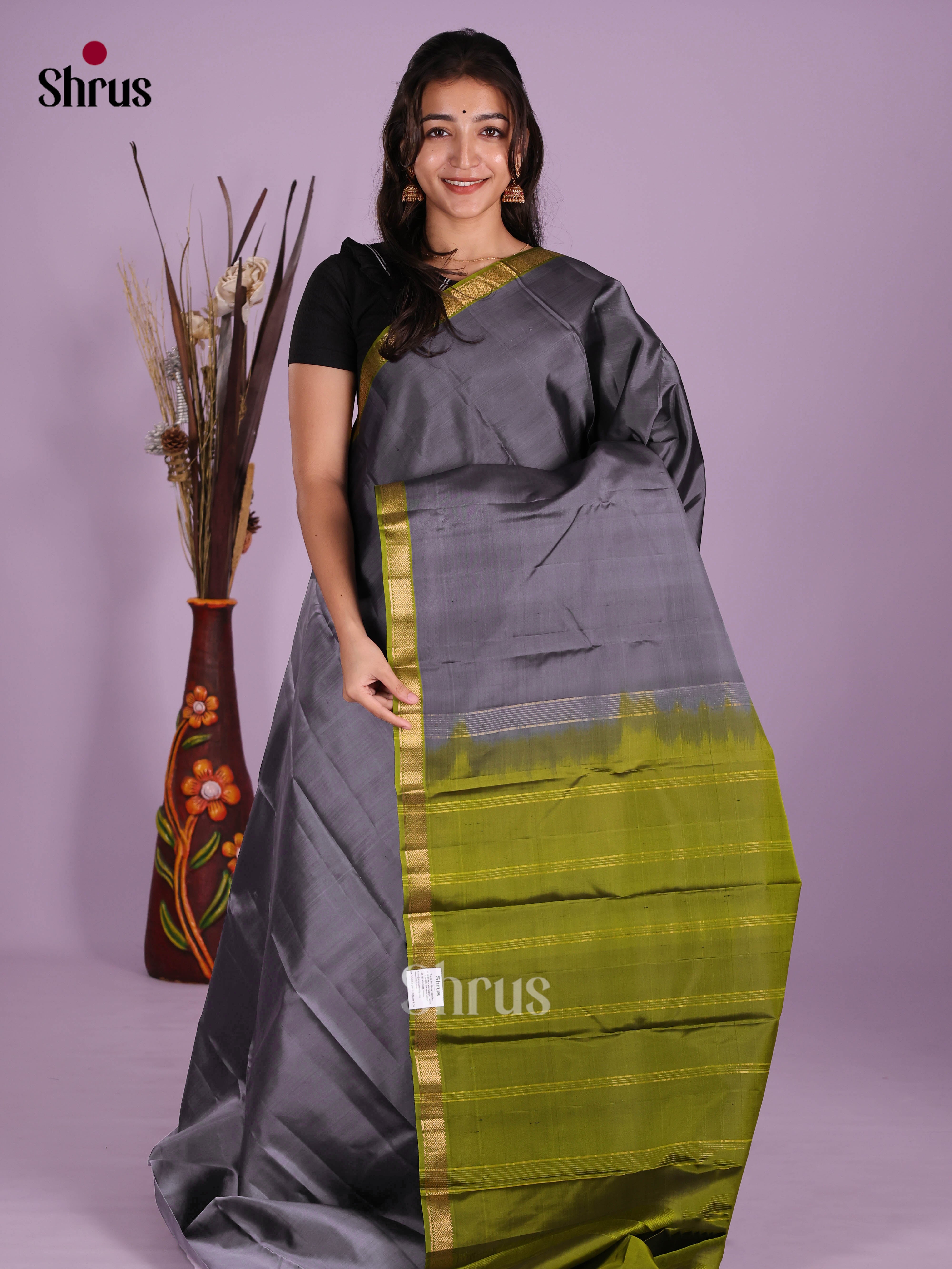 DKS11244 - Kanchipuram silk (LR) Saree