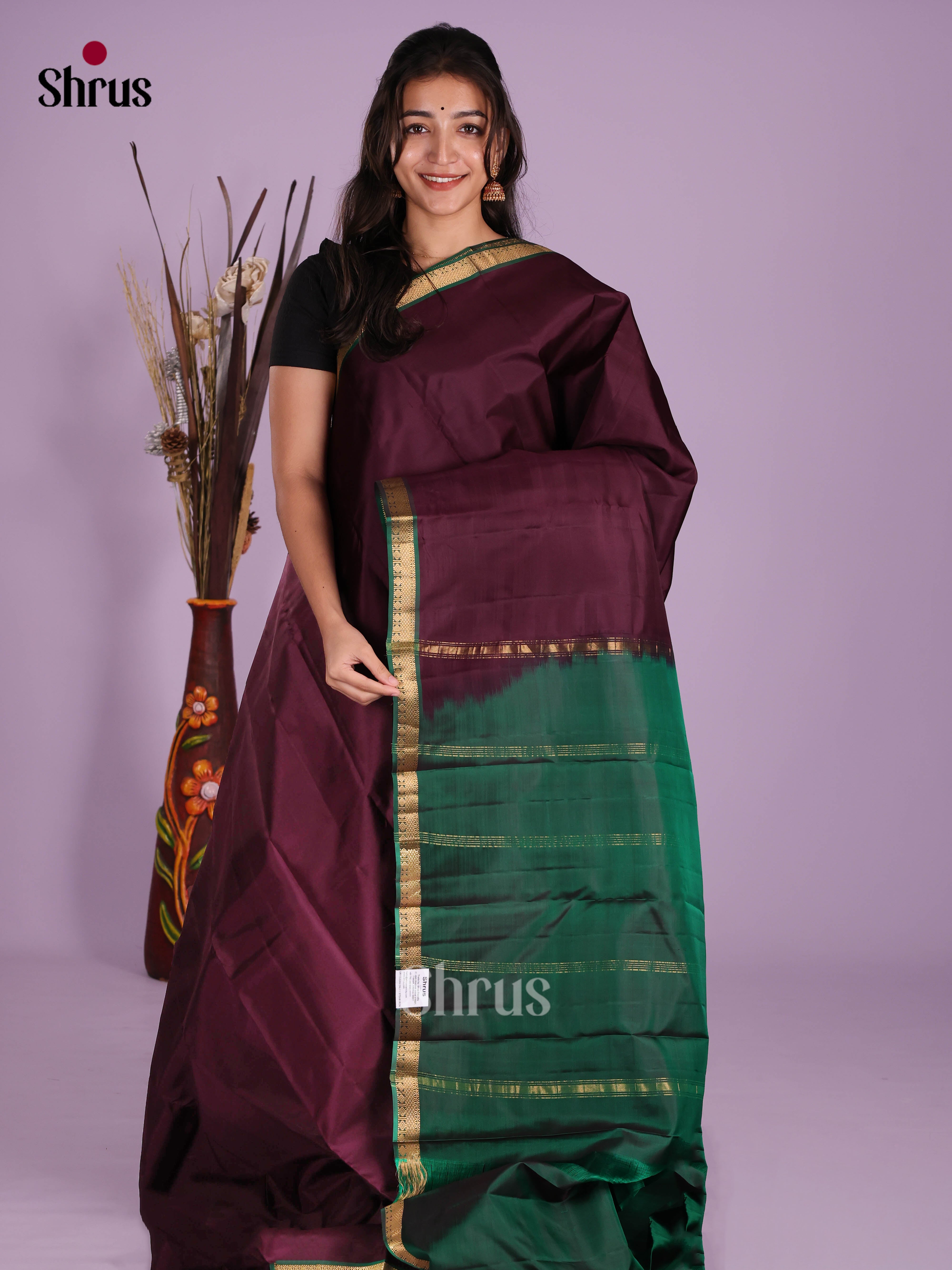 DKS11247 - Kanchipuram silk (LR) Saree - Shop on Shrus.com