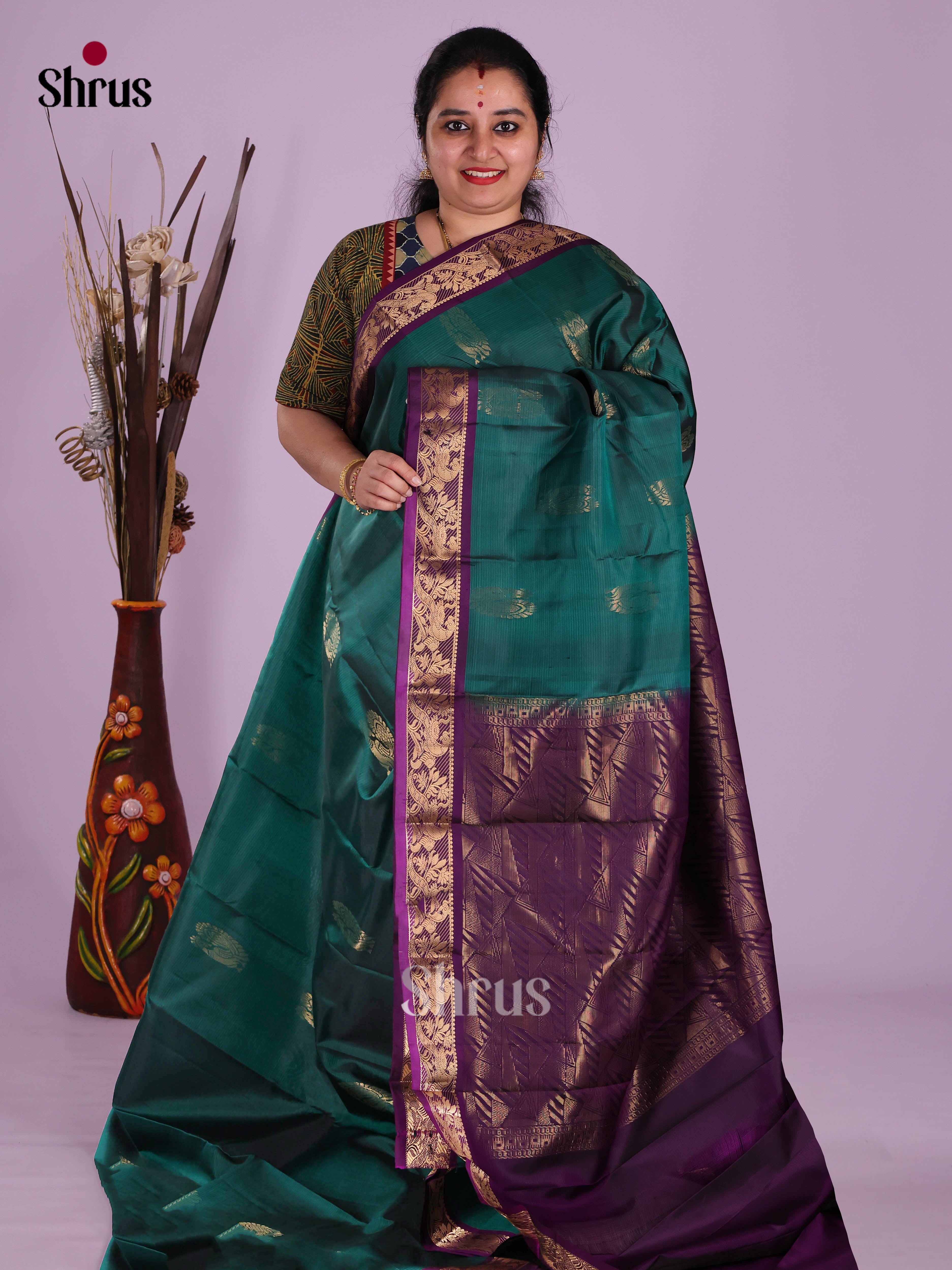 DKS11252 - Kanchipuram silk (HR) Saree - Shop on Shrus.com