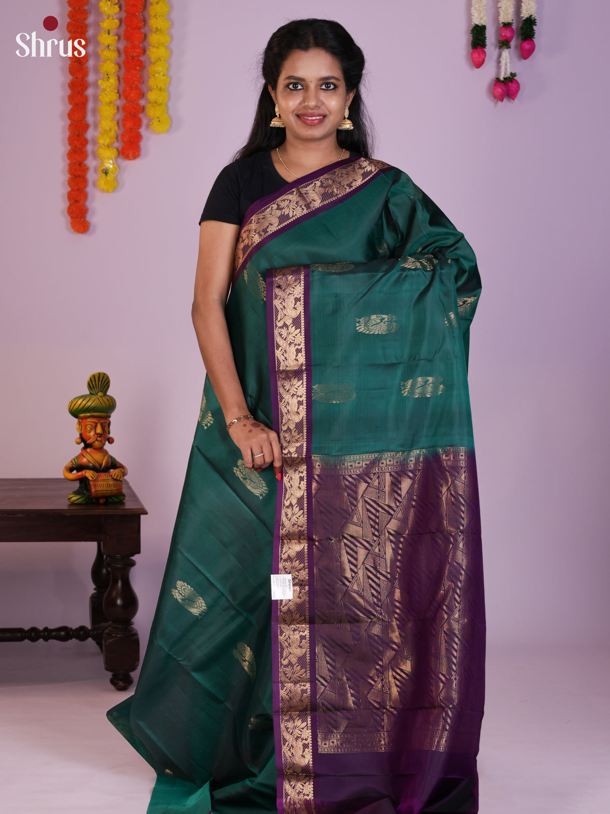 DKS11252 - Kanchipuram silk (HR) Saree - Shop on Shrus.com