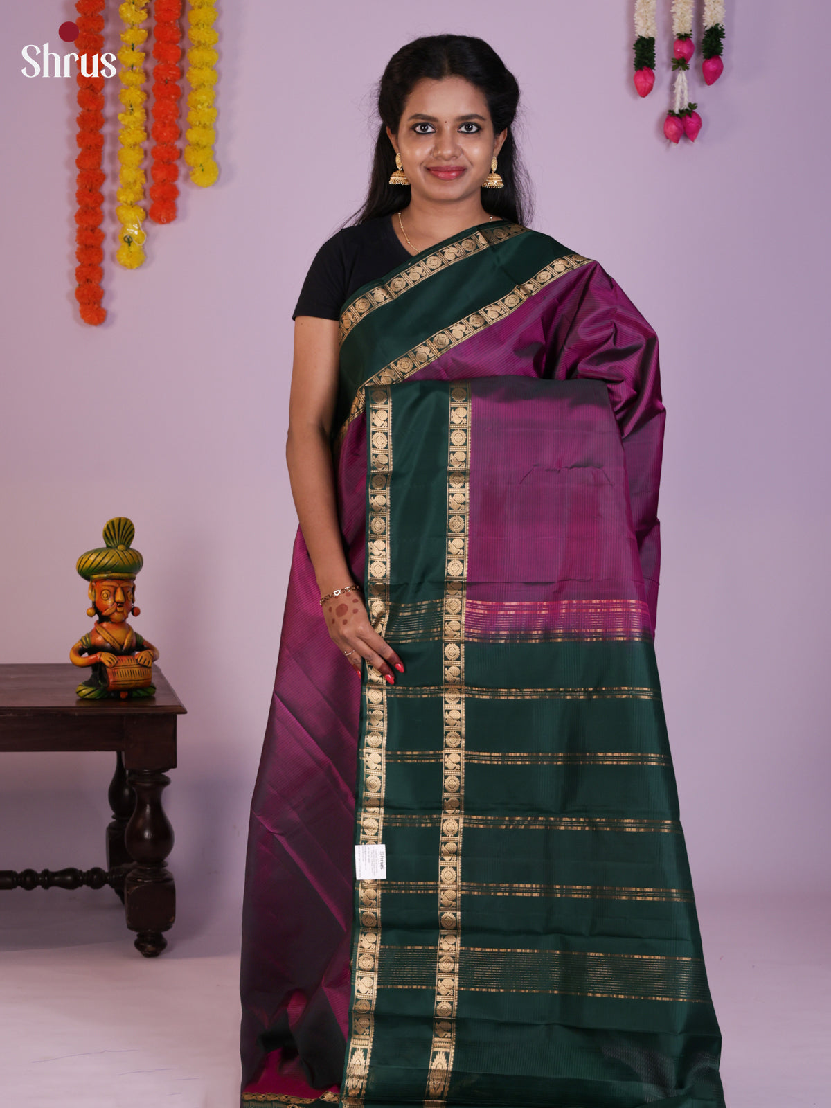 DKS11255 - Kanchipuram silk (LR) Saree - Shop on Shrus.com