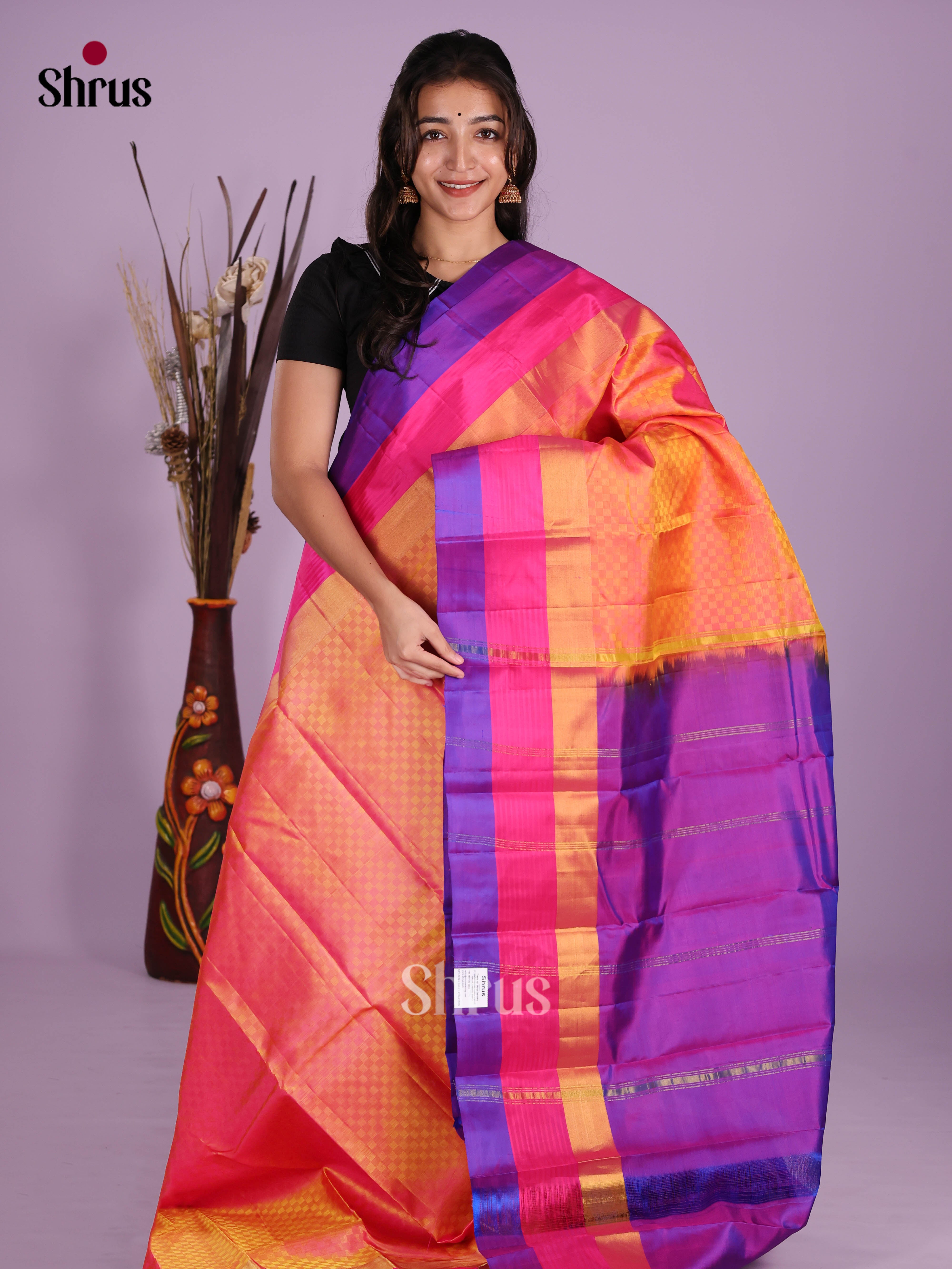 DKS11265 - Kanchipuram silk (LR) Saree