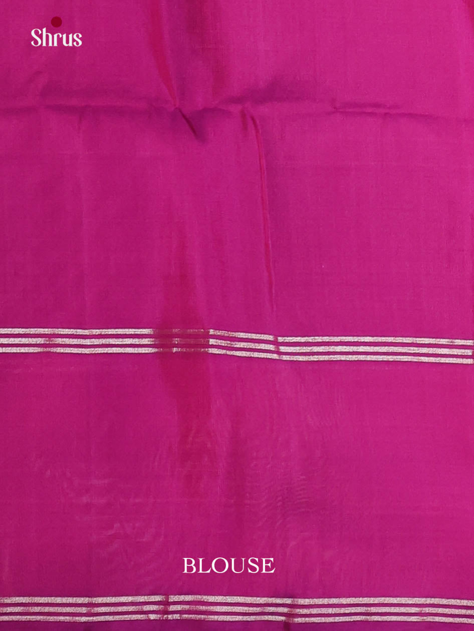 Stunning Purple Soft Silk Saree with zari buttas & brocade pallu