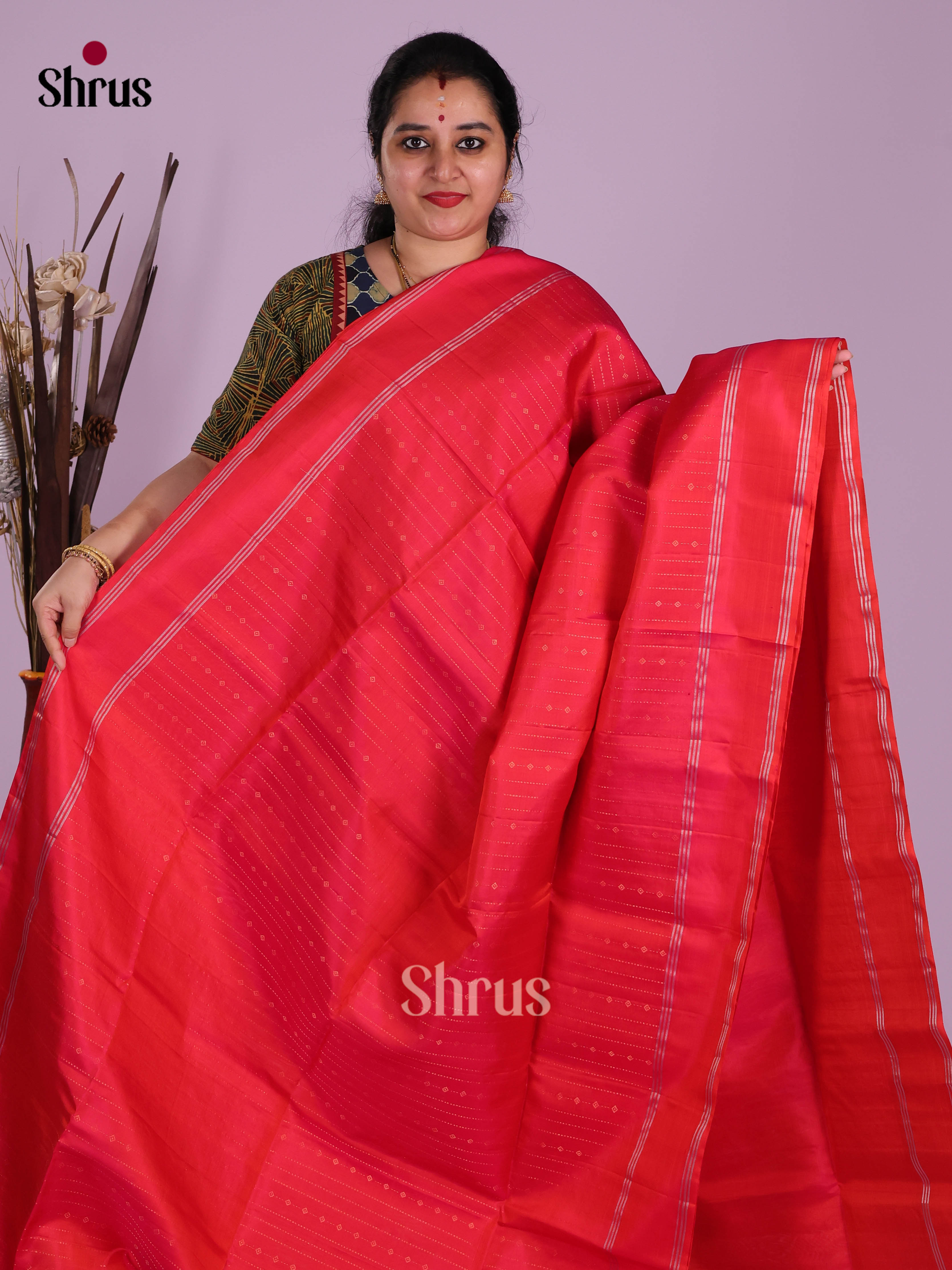 DKS11273 - Soft Silk (HR) Saree - Shop on Shrus.com