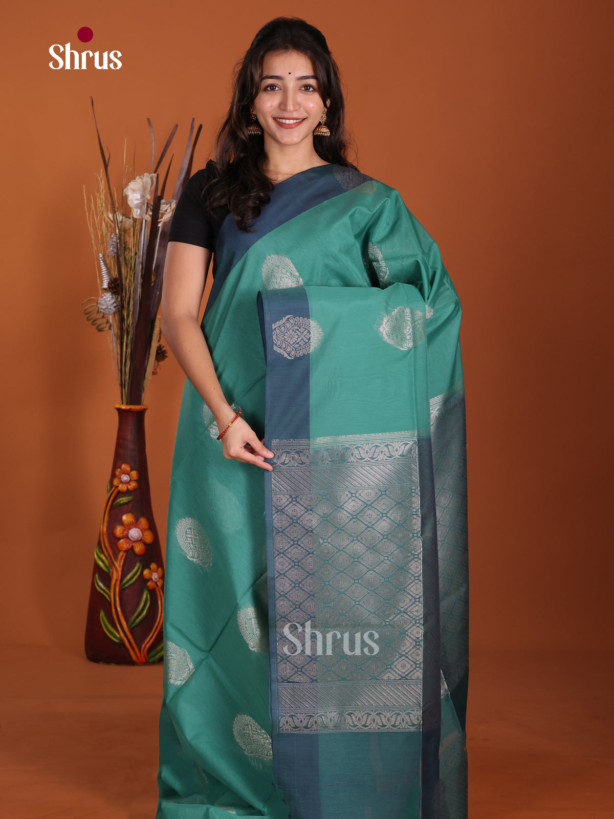 DKS11306 - Semi Silkcotton Saree