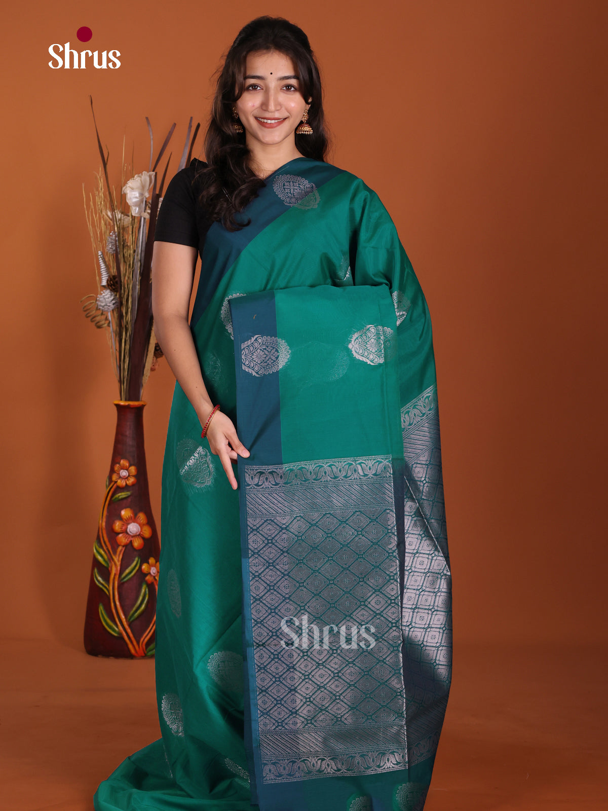 DKS11308 - Semi Silkcotton Saree
