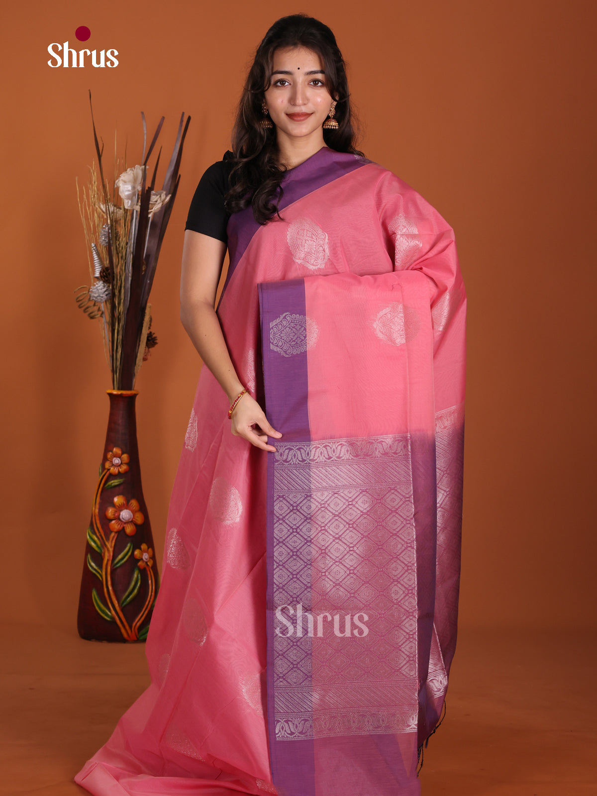 DKS11323 - Semi Silkcotton Saree