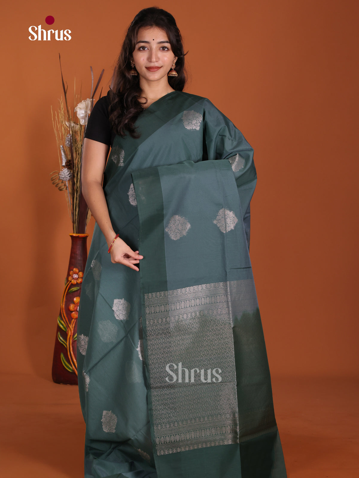DKS11346 - Semi Silkcotton Saree