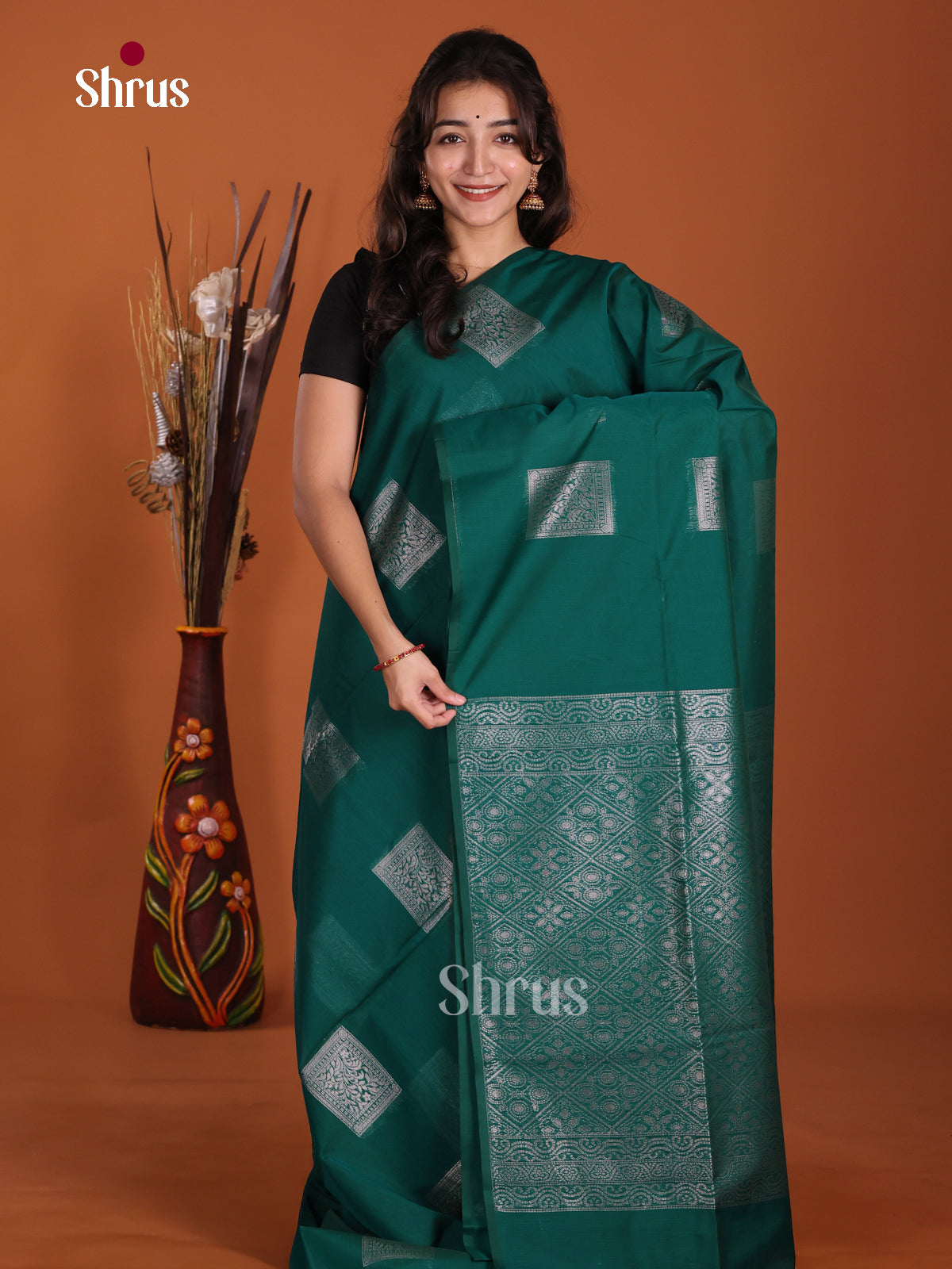 DKS11357 - Semi Silkcotton Saree