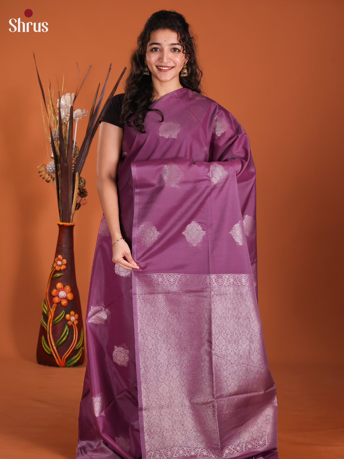 Onion Pink- Semi Silkcotton Saree -DKS11366