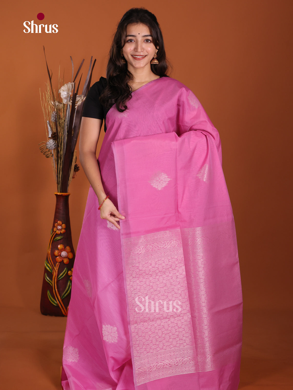 DKS11390 - Semi Silkcotton Saree