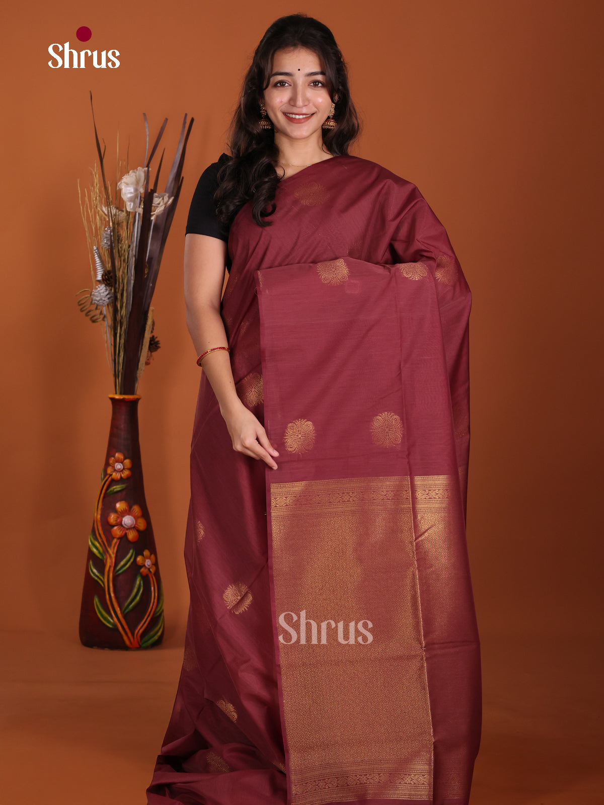DKS11392 - Semi Silkcotton Saree