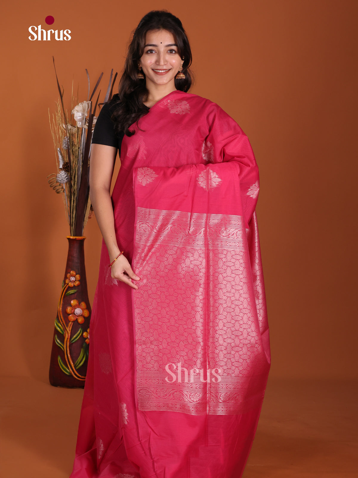 DKS11394 - Semi Silkcotton Saree