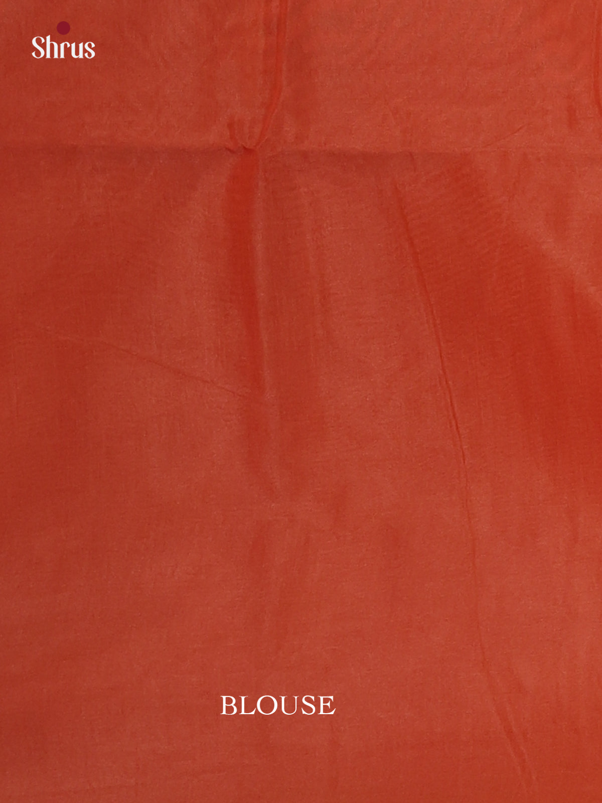 Orange  - Semi Silkcotton Saree-DKS11421 - Shop on Shrus.com