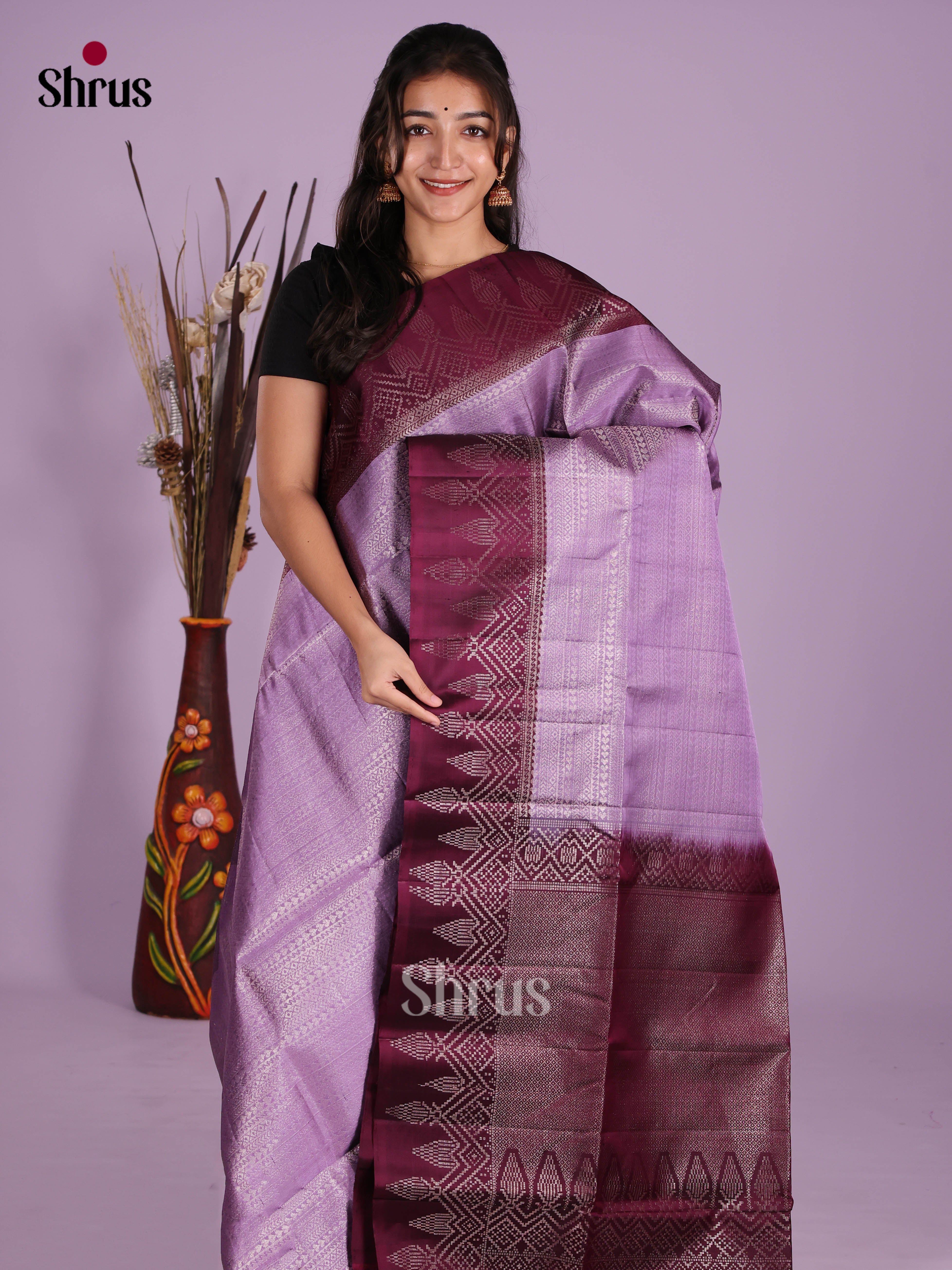 DKS11732 - Soft Silk (HR) Saree - Shop on Shrus.com