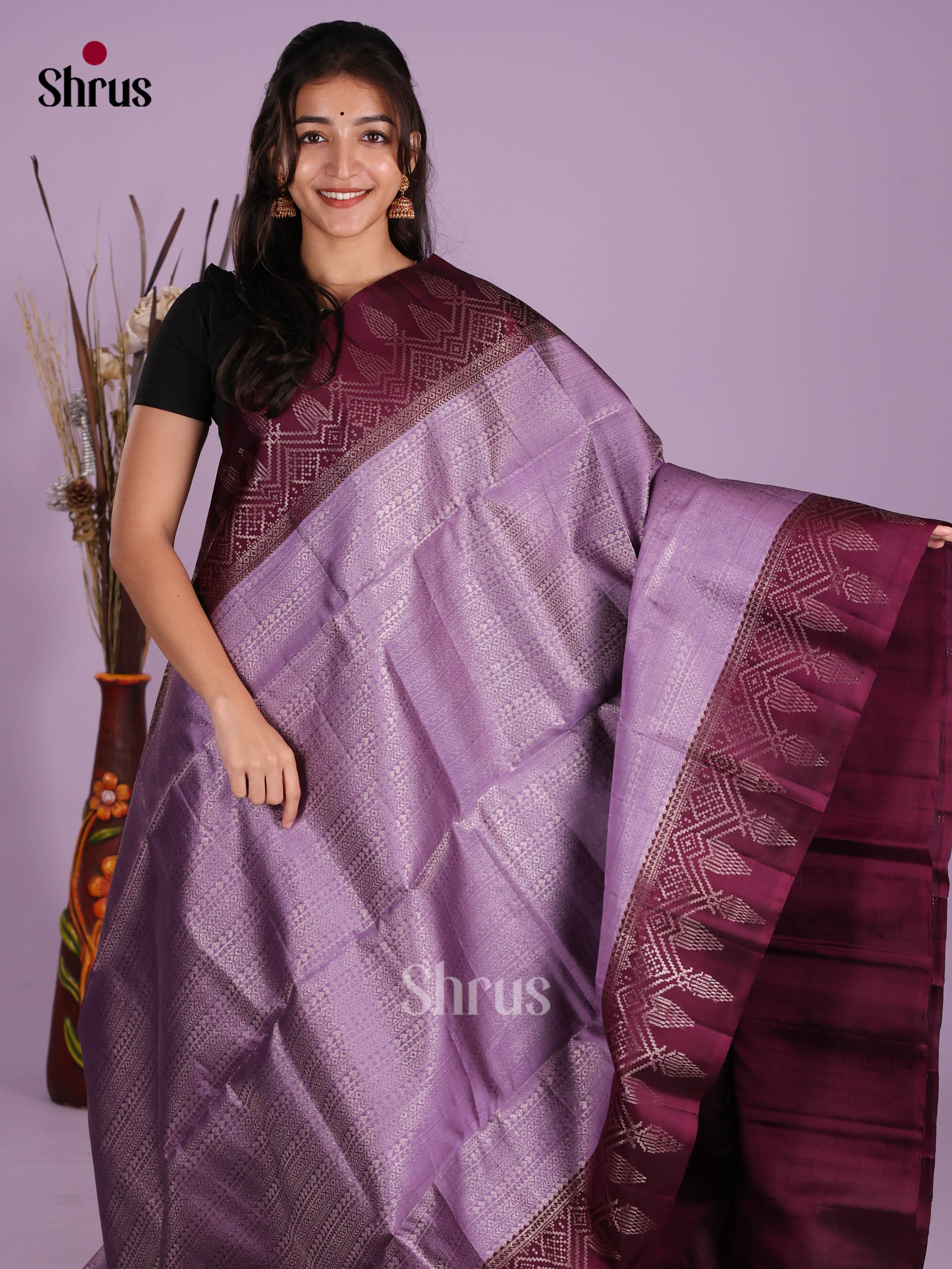 DKS11732 - Soft Silk (HR) Saree - Shop on Shrus.com