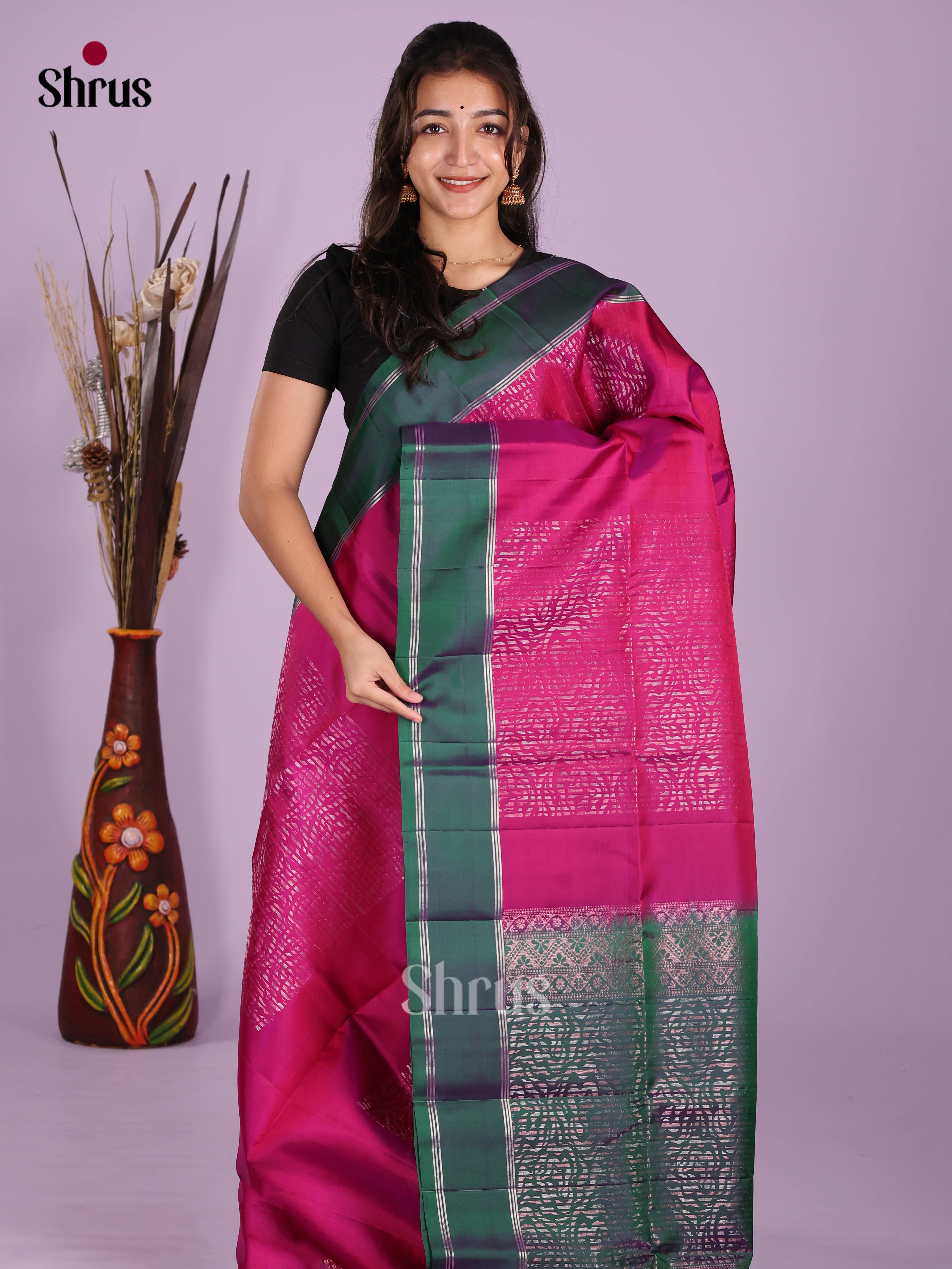 DKS11786 - Soft Silk (HR) Saree - Shop on Shrus.com