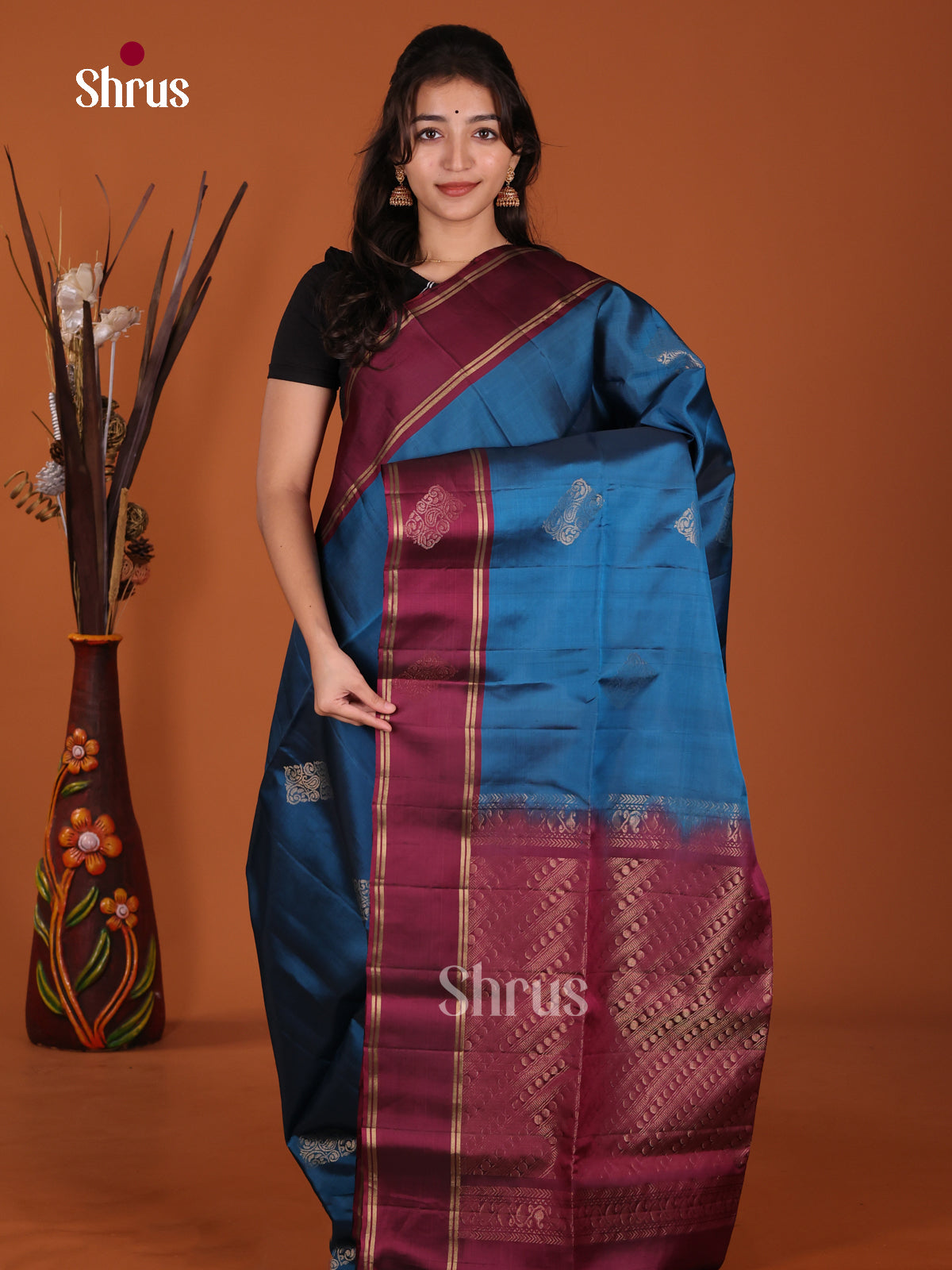 DKS12016 - Softsilk-halfpure Saree