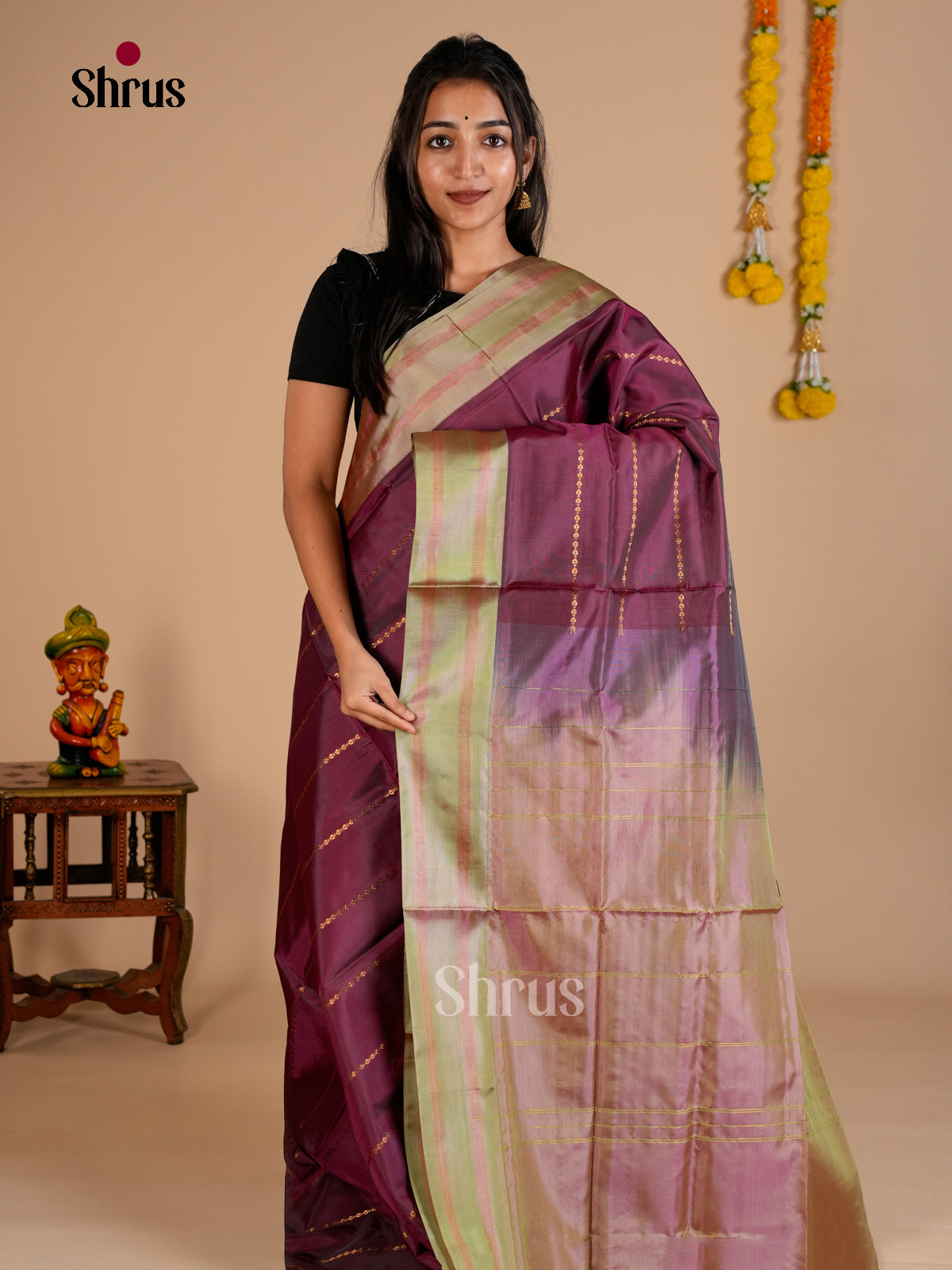 DKS12190 - Banana Pith Saree - Shop on Shrus.com