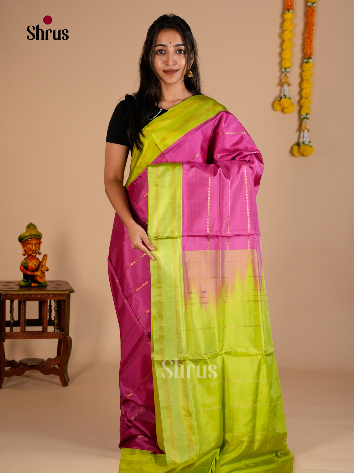DKS12196 - Banana Pith Saree - Shop on Shrus.com