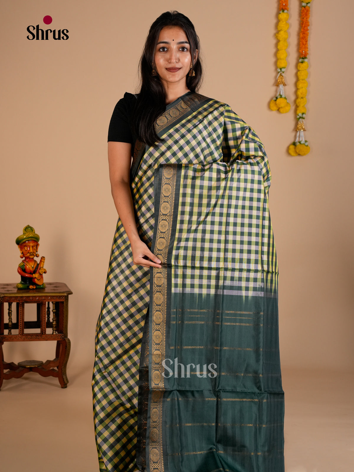 DKS12200 - Banana Pith Saree - Shop on Shrus.com