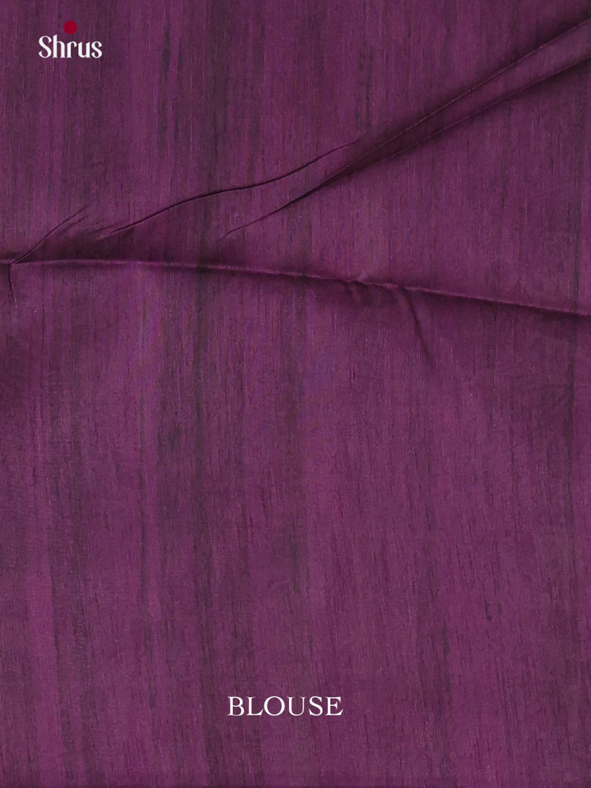 Violet & Cream - Printed Madhubani Saree