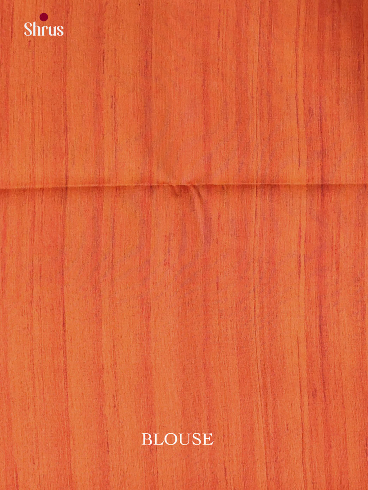 Orange & Cream - Printed Madhubani Saree