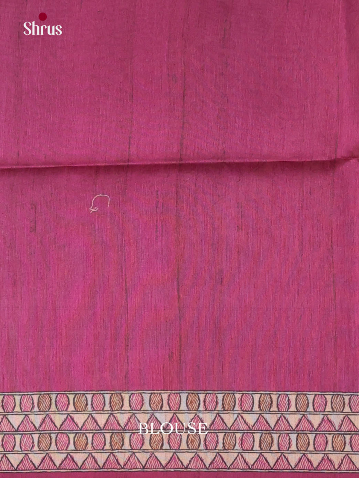 Cream & Purple - Printed Madhubani Saree
