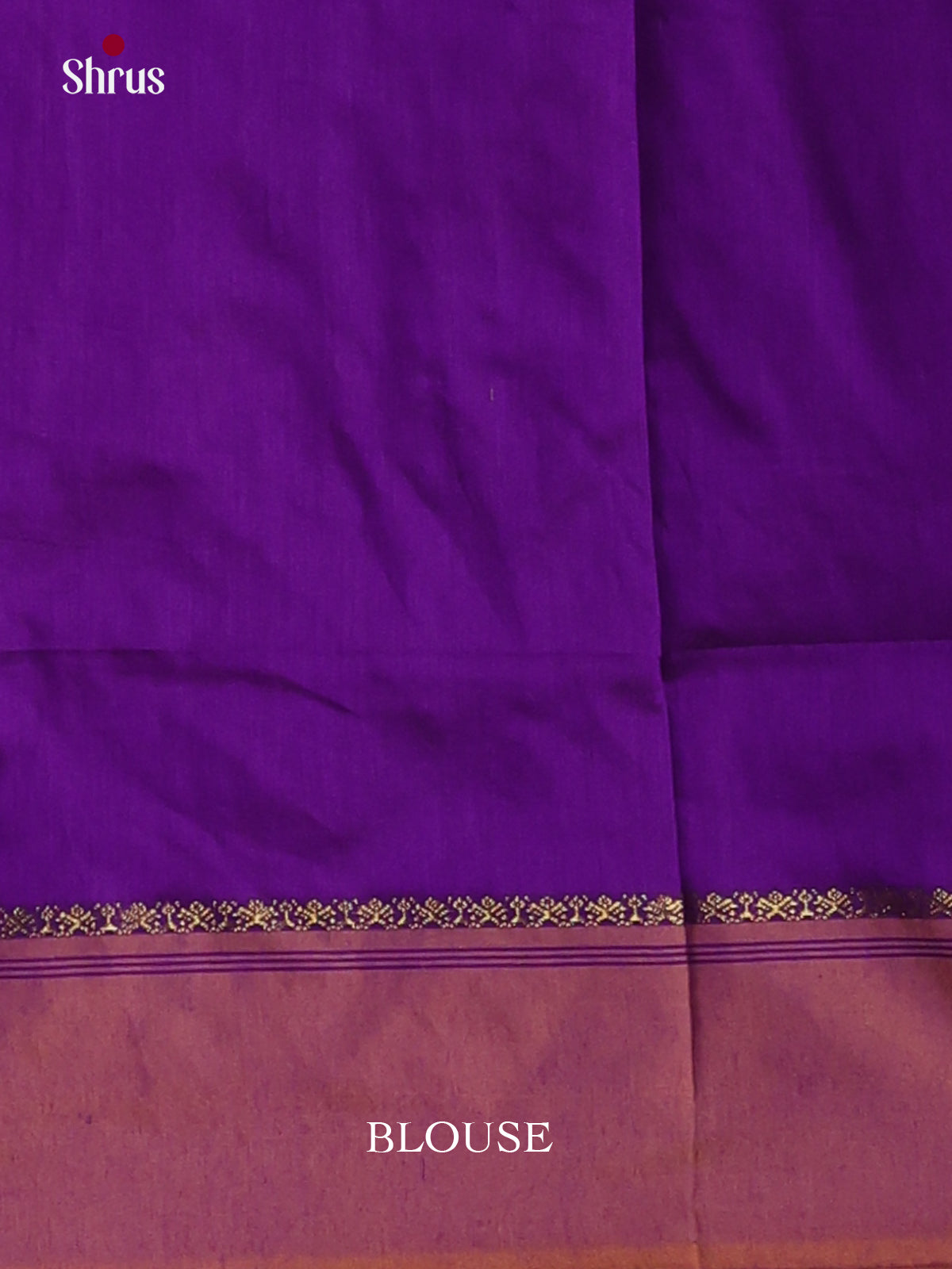 Violet & Brown - Kalyani Cotton Saree - Shop on Shrus.com