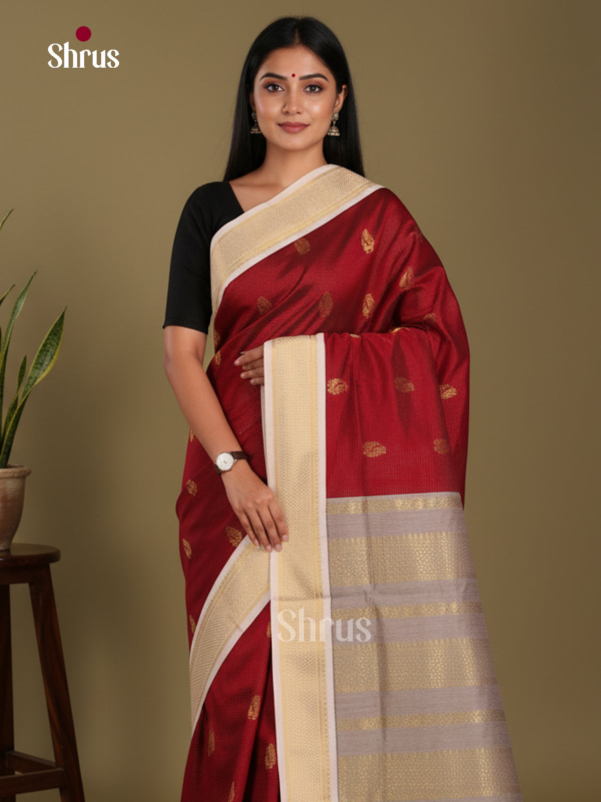 DKS12346 - Kalyani Cotton Saree - Shop on Shrus.com