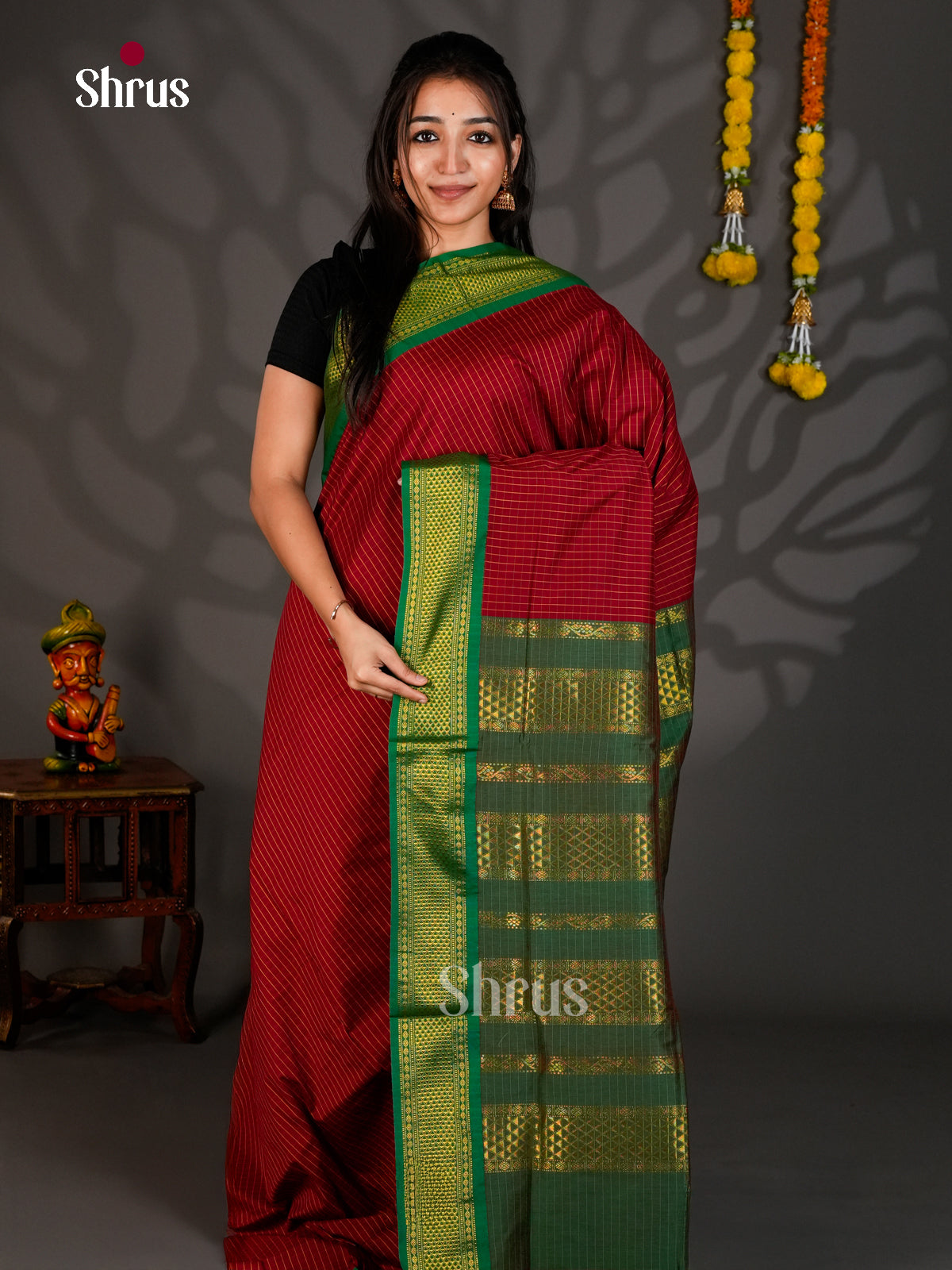 DKS12358 - Kalyani Cotton Saree - Shop on Shrus.com