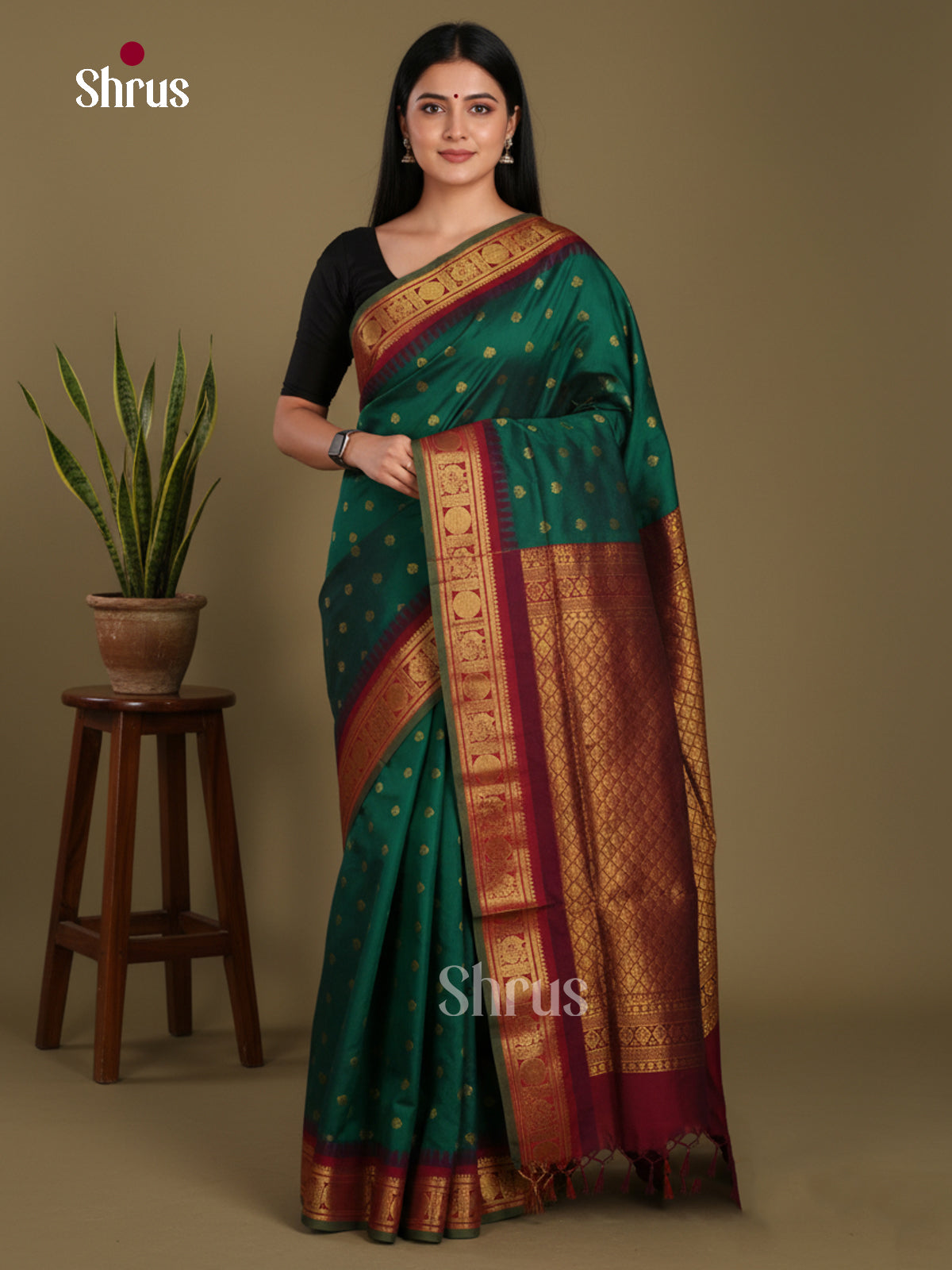 DKS12388 - Kalyani Cotton Saree - Shop on Shrus.com