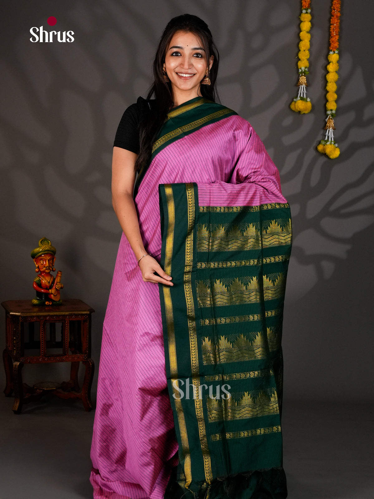 DKS12411 - Kalyani Cotton Saree - Shop on Shrus.com