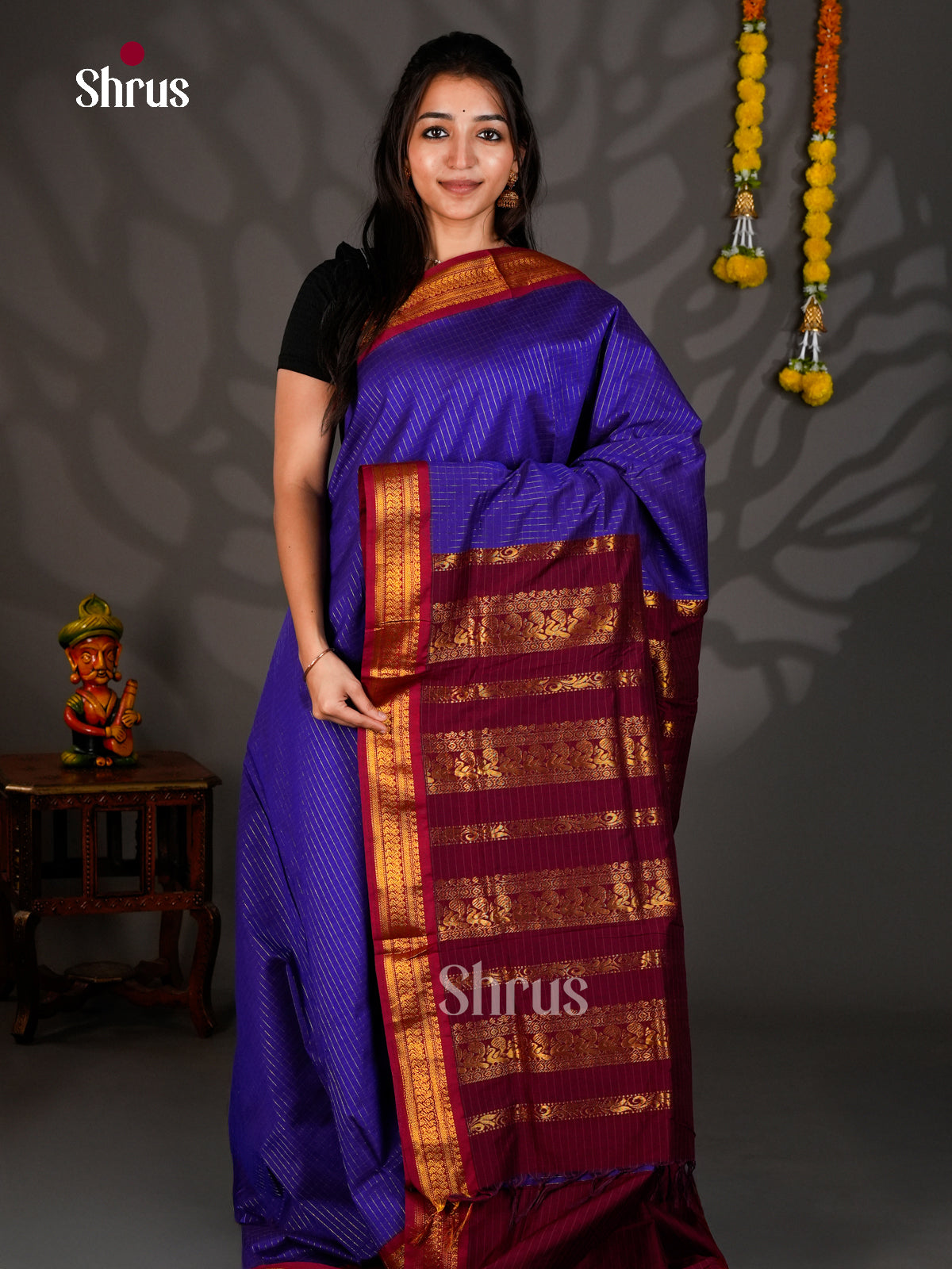 DKS12428 - Kalyani Cotton Saree - Shop on Shrus.com