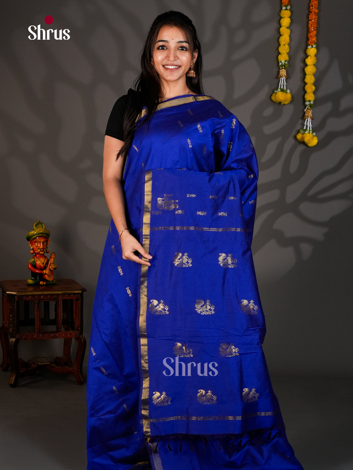 DKS12450 - Kalyani Cotton Saree - Shop on Shrus.com