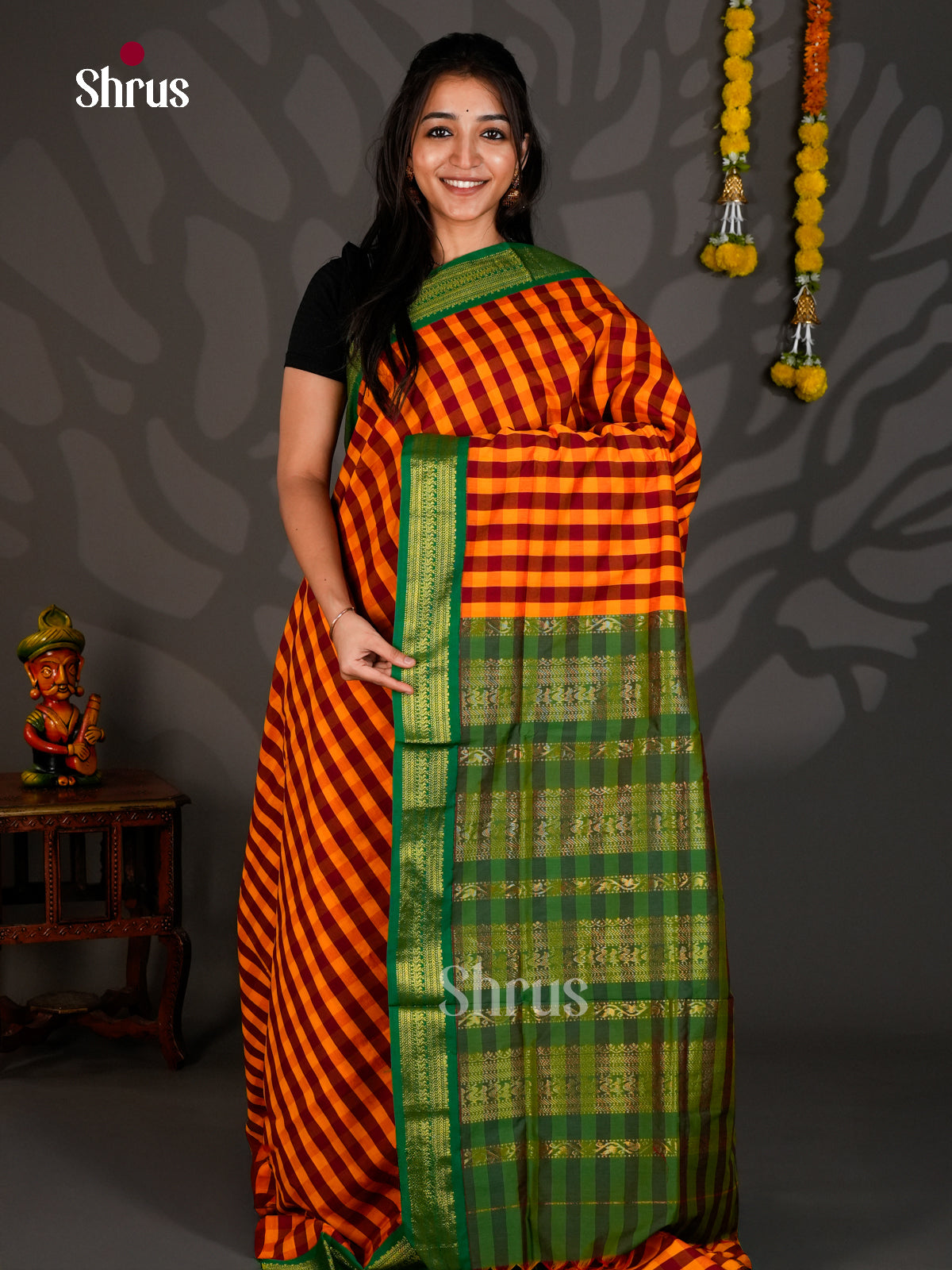DKS12517 - Kalyani Cotton Saree - Shop on Shrus.com