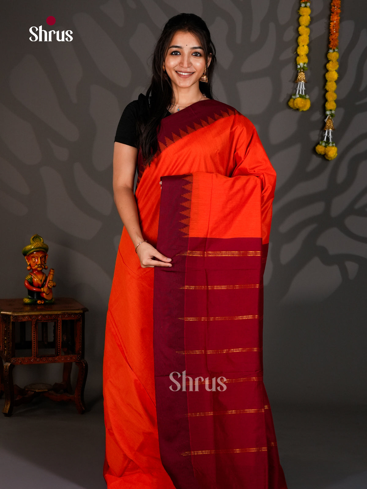 DKS12539 - Kalyani Cotton Saree - Shop on Shrus.com